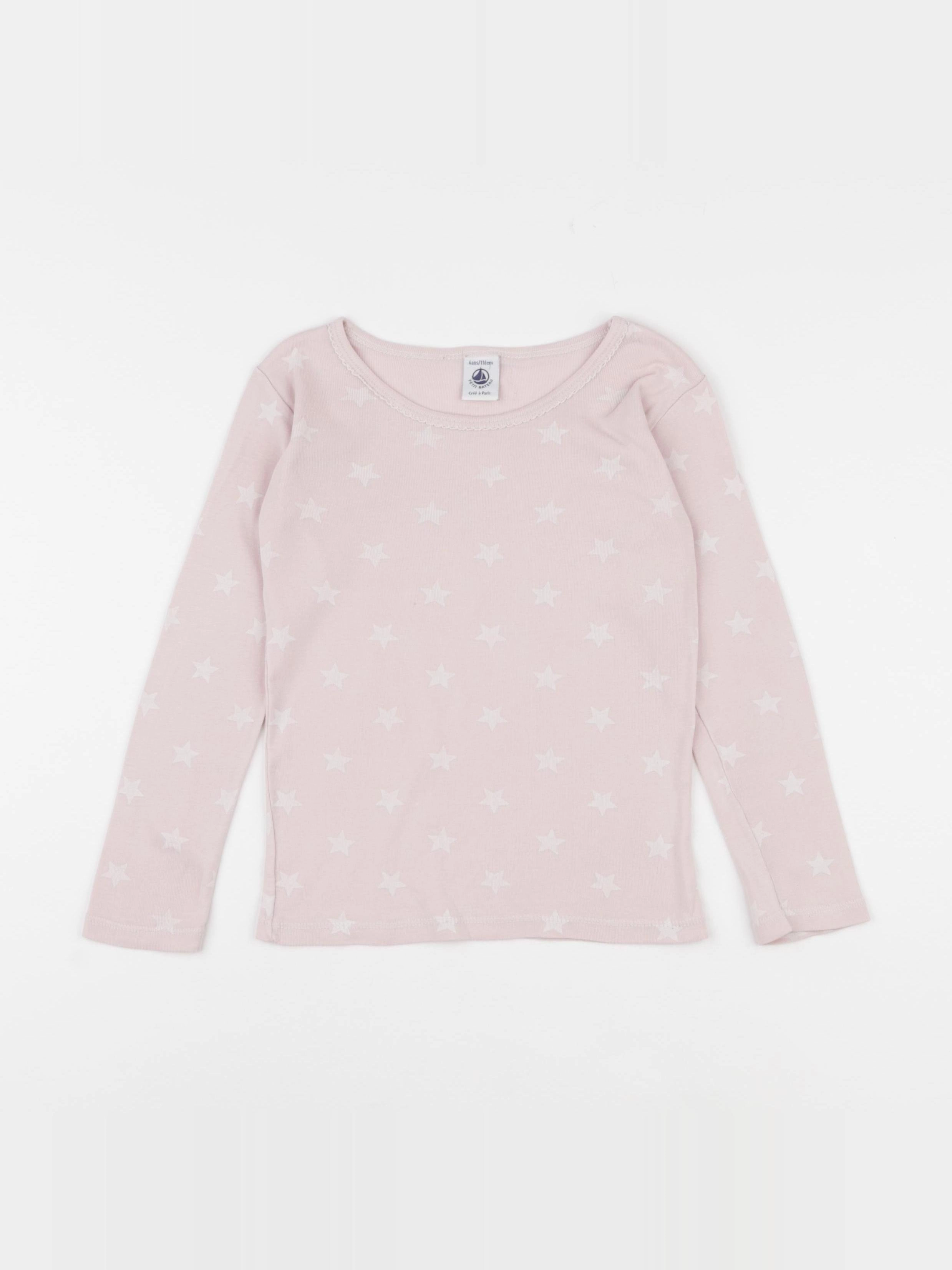 Petit Bateau - maillot de corps rose - 6 ans
