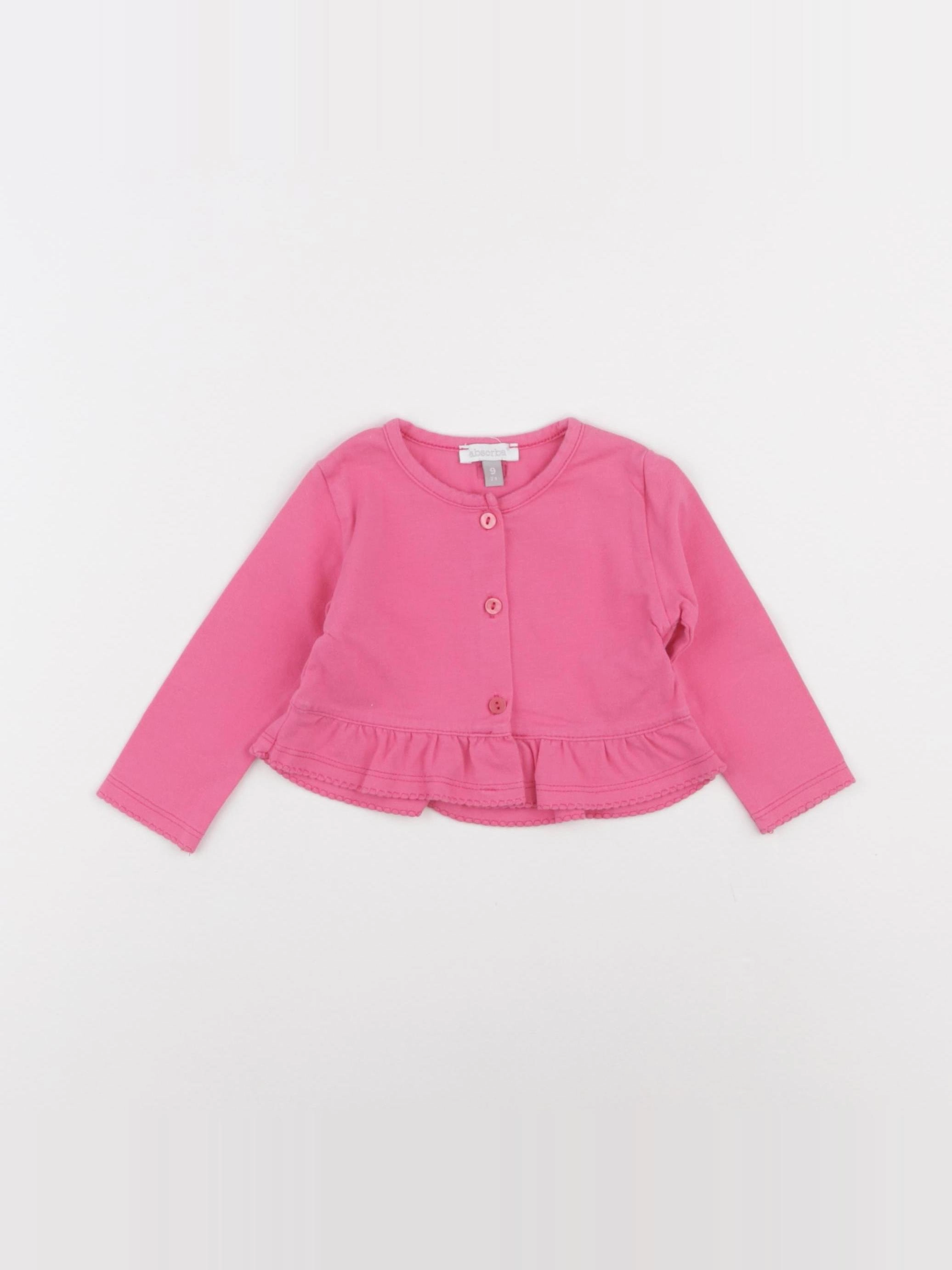 Absorba - tee-shirt rose - 9 mois