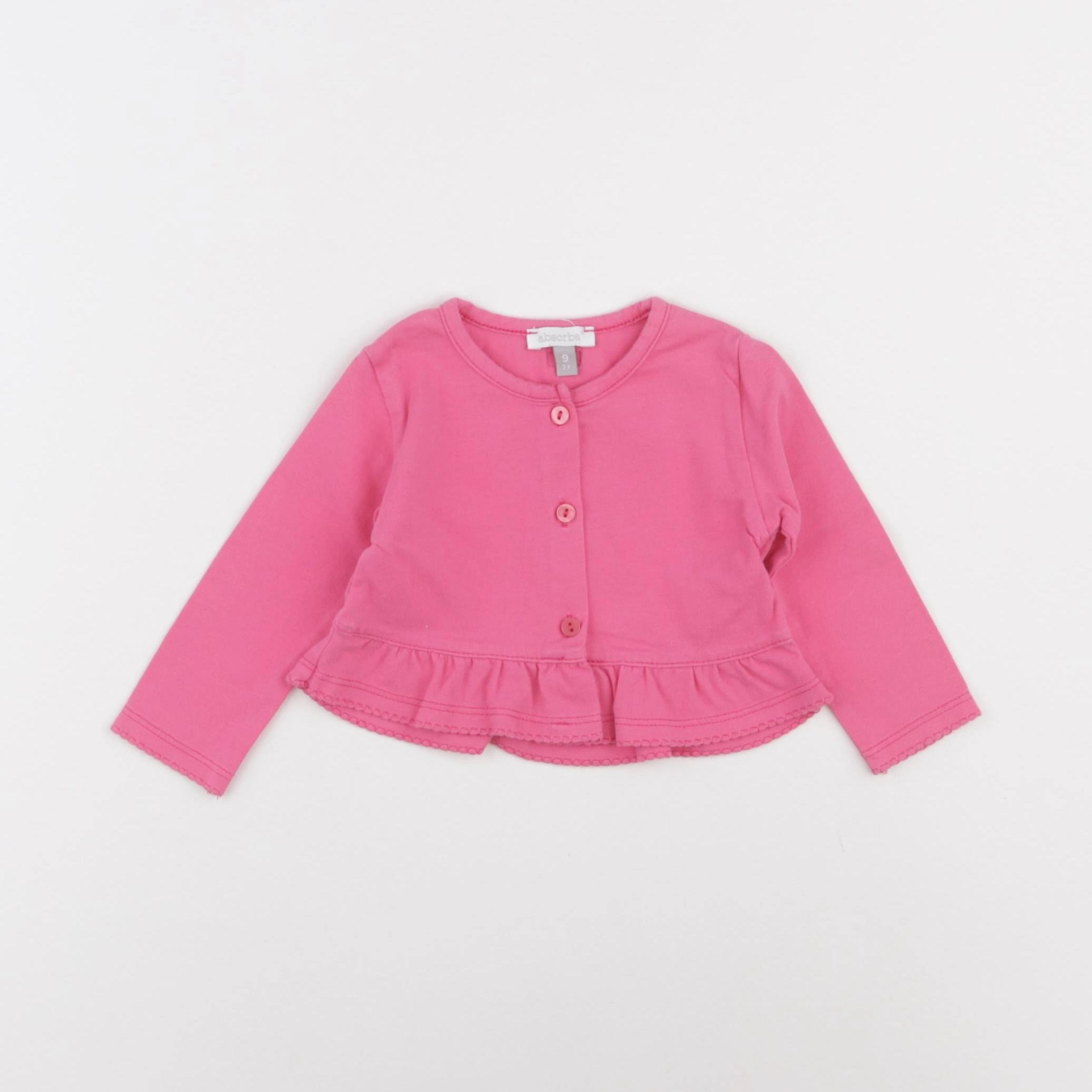 Absorba - tee-shirt rose - 9 mois