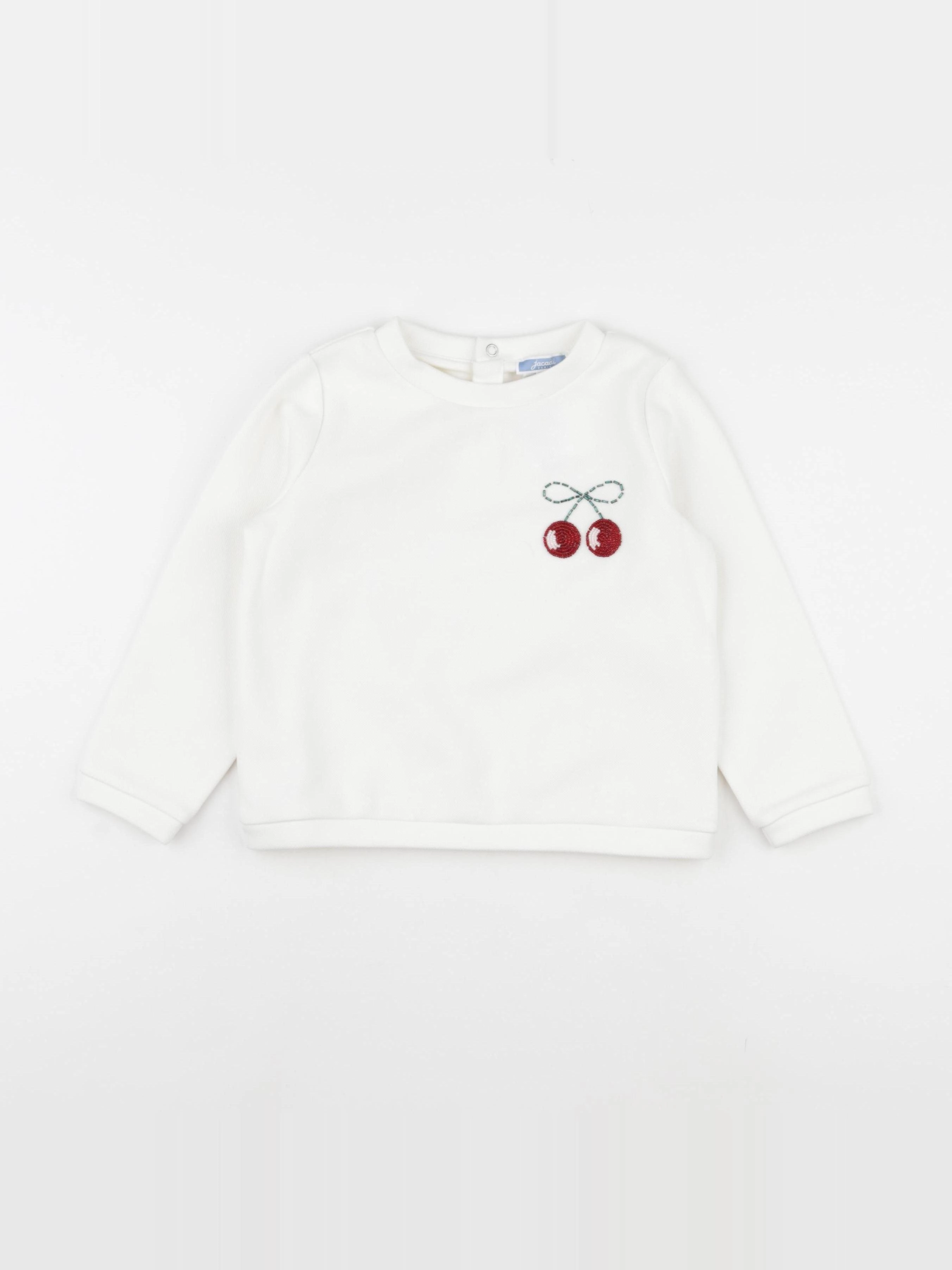 Jacadi - sweat blanc - 4 ans