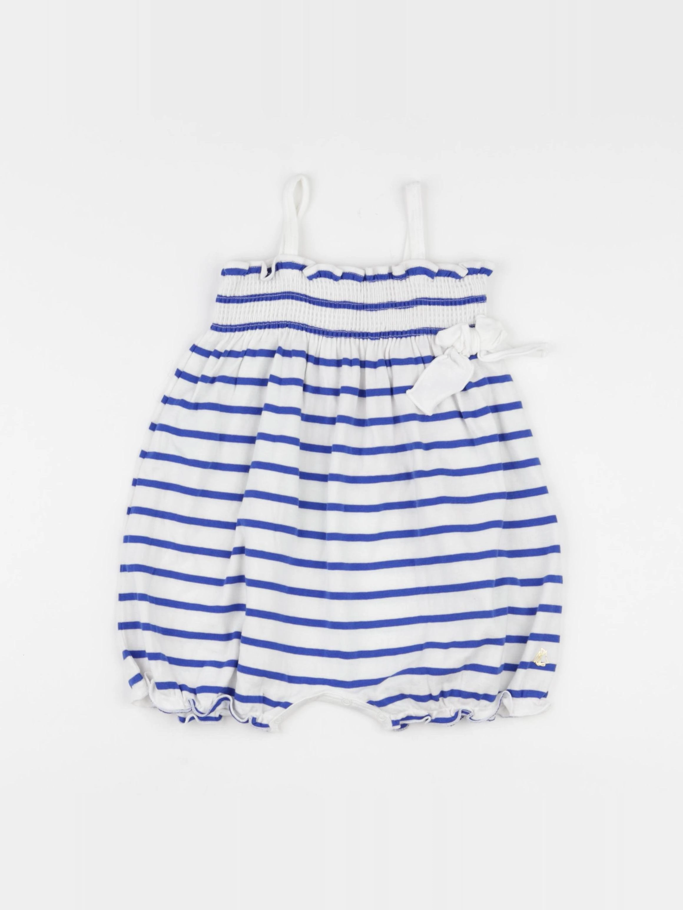 Petit Bateau - combinaison bleu - 24 mois