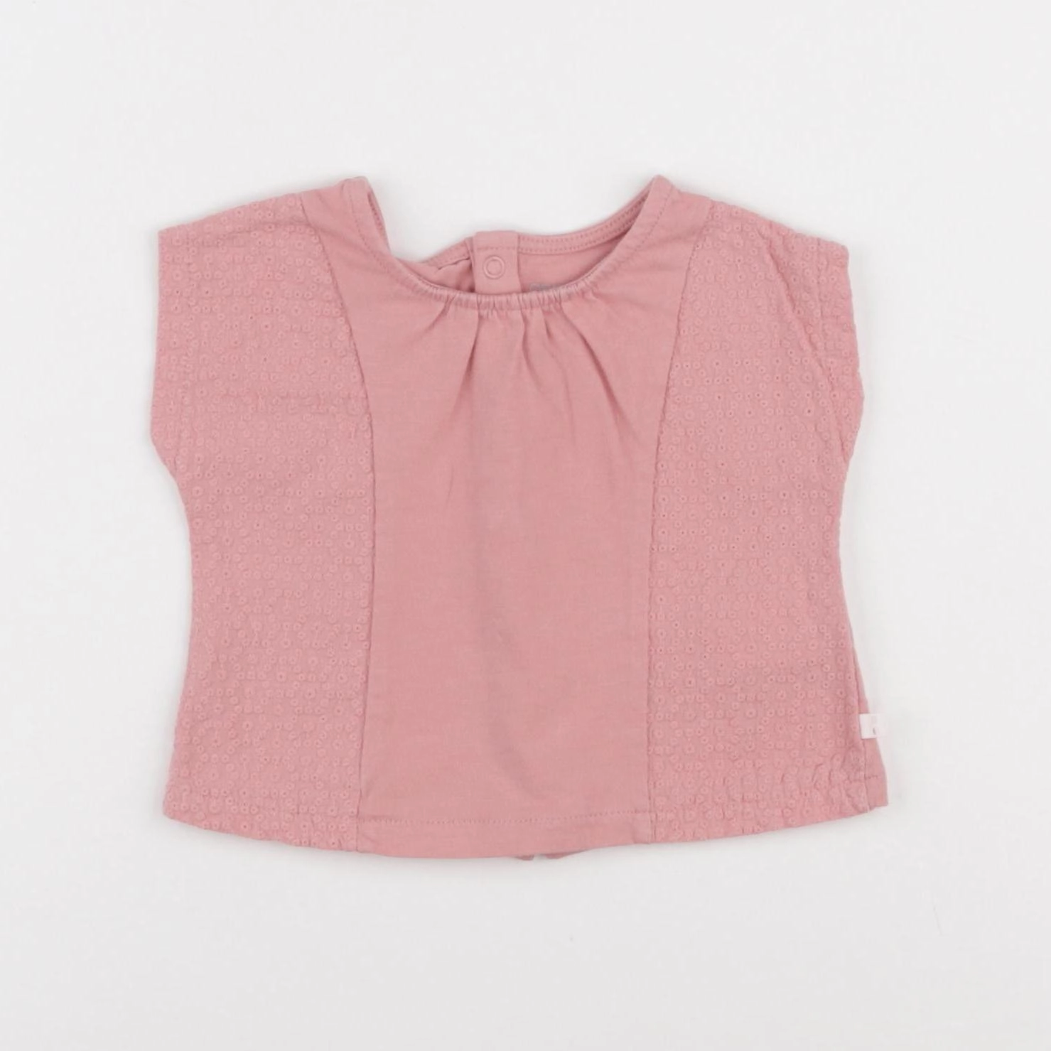 Obaïbi - tee-shirt rose - 3 mois