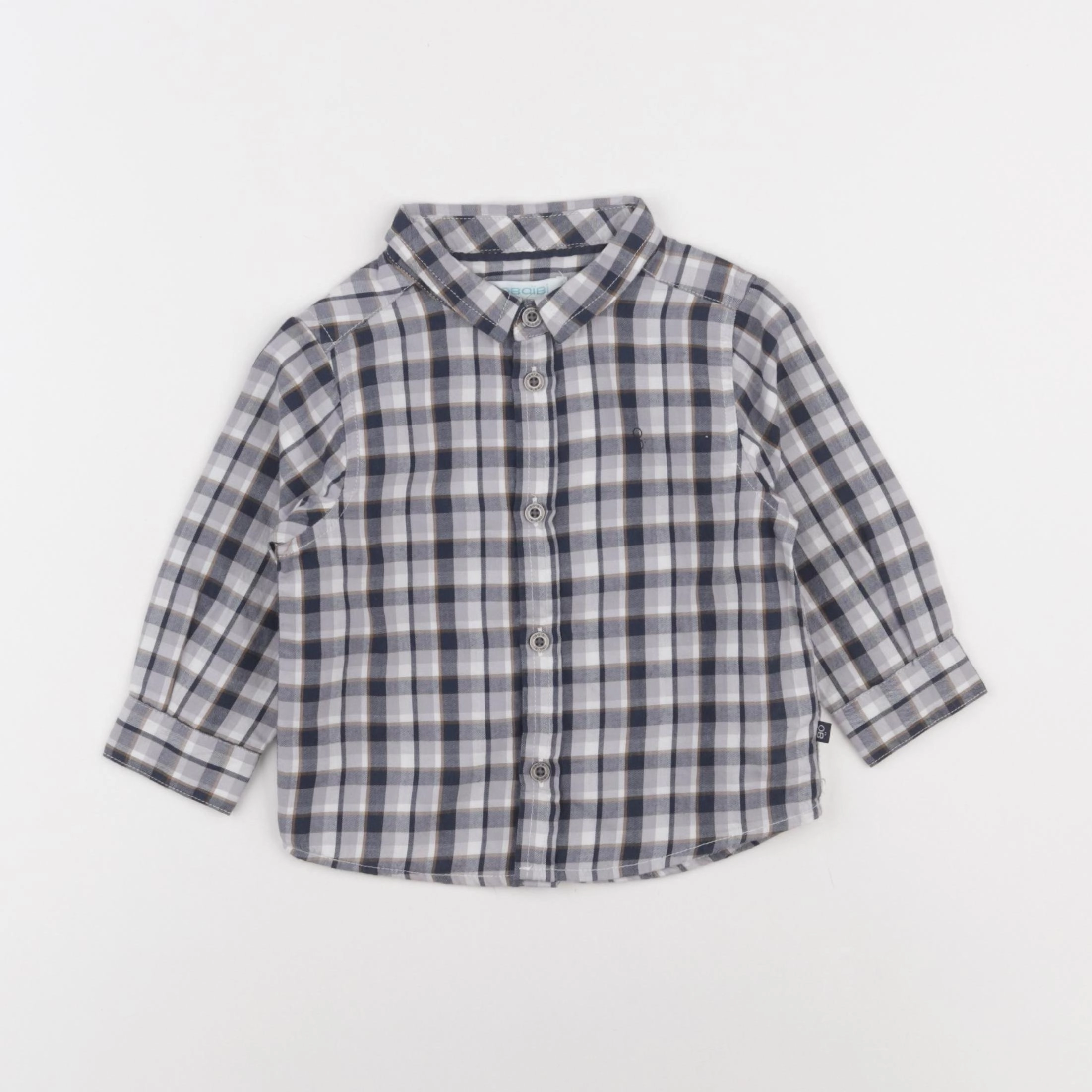 Obaïbi - chemise multicolore - 12 mois