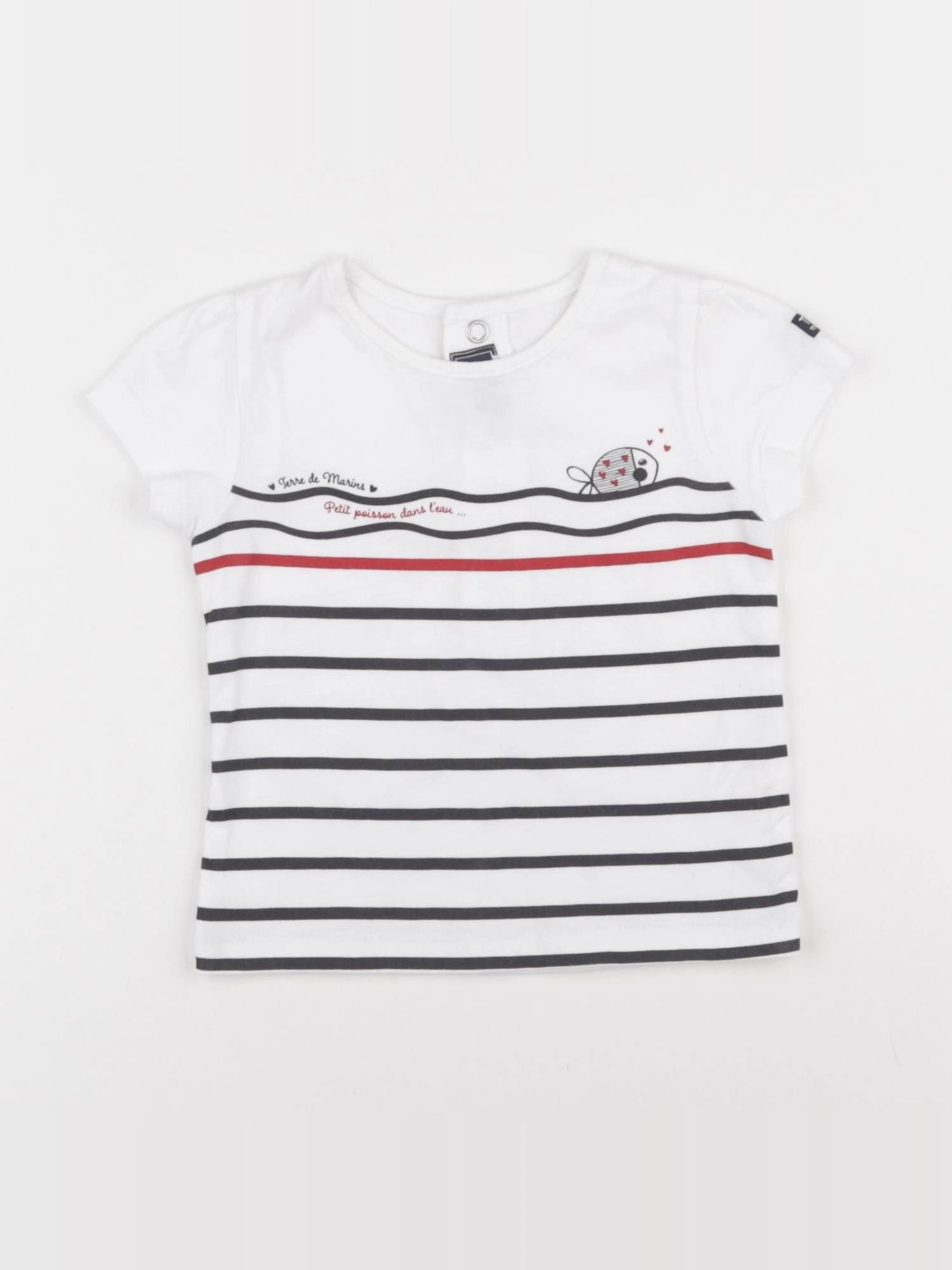 Terre de marins - tee-shirt multicolore - 6 mois