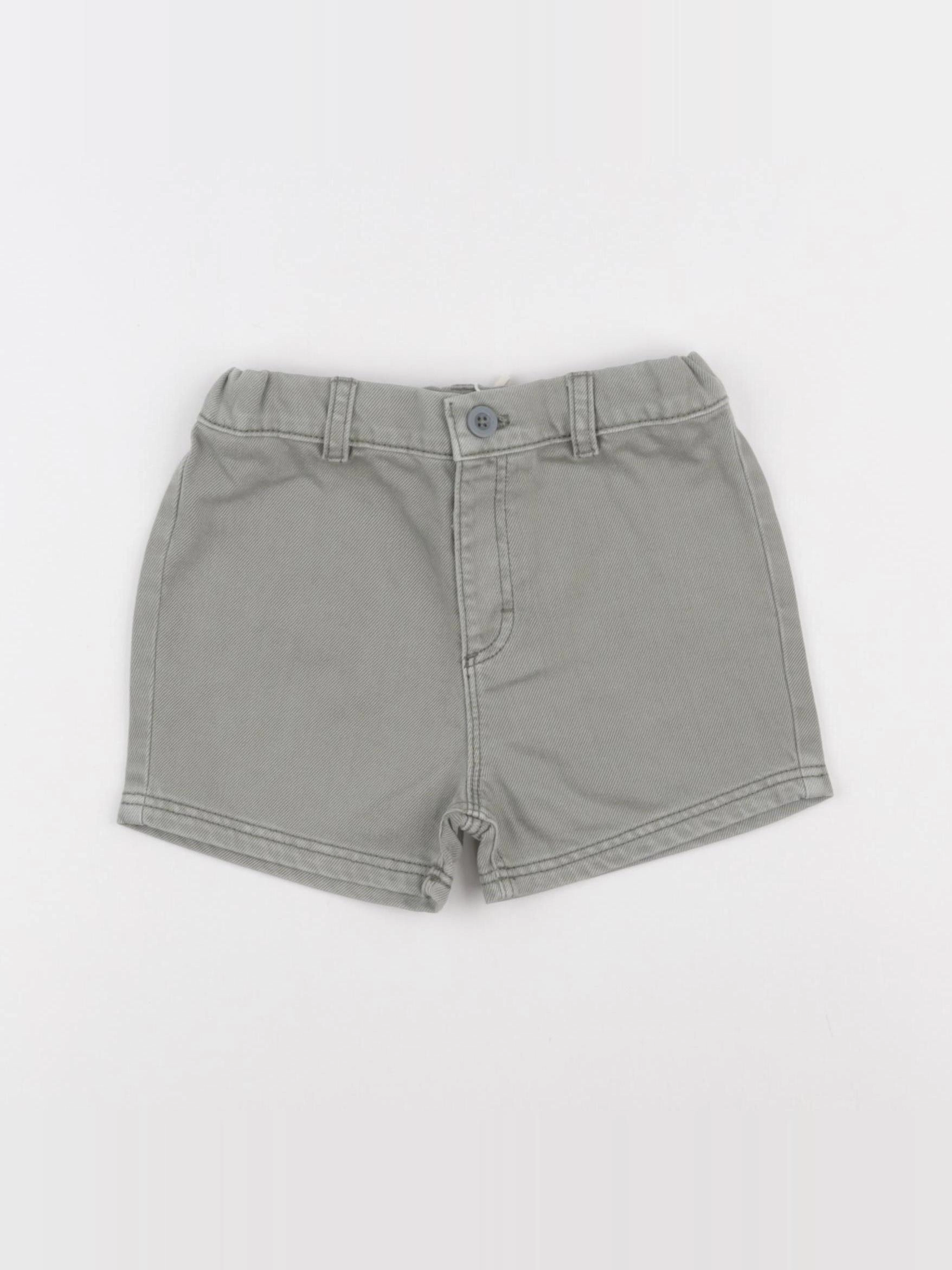 Petit Bateau - short vert - 24 mois