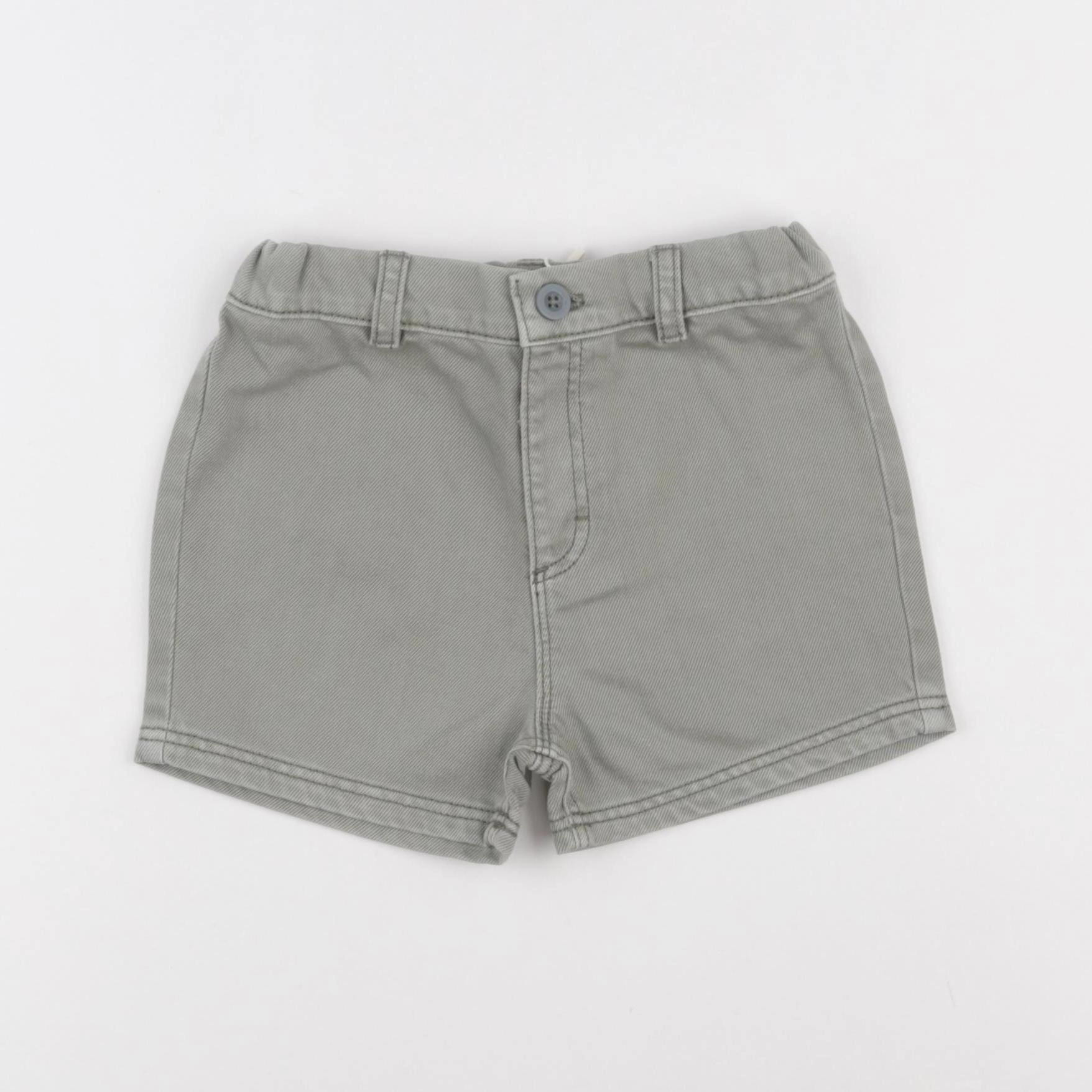 Petit Bateau - short vert - 24 mois