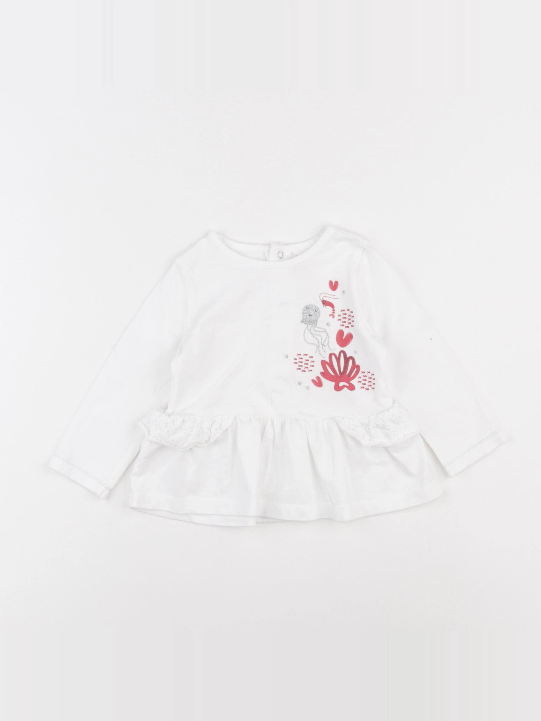 Catimini - tee-shirt multicolore - 12 mois