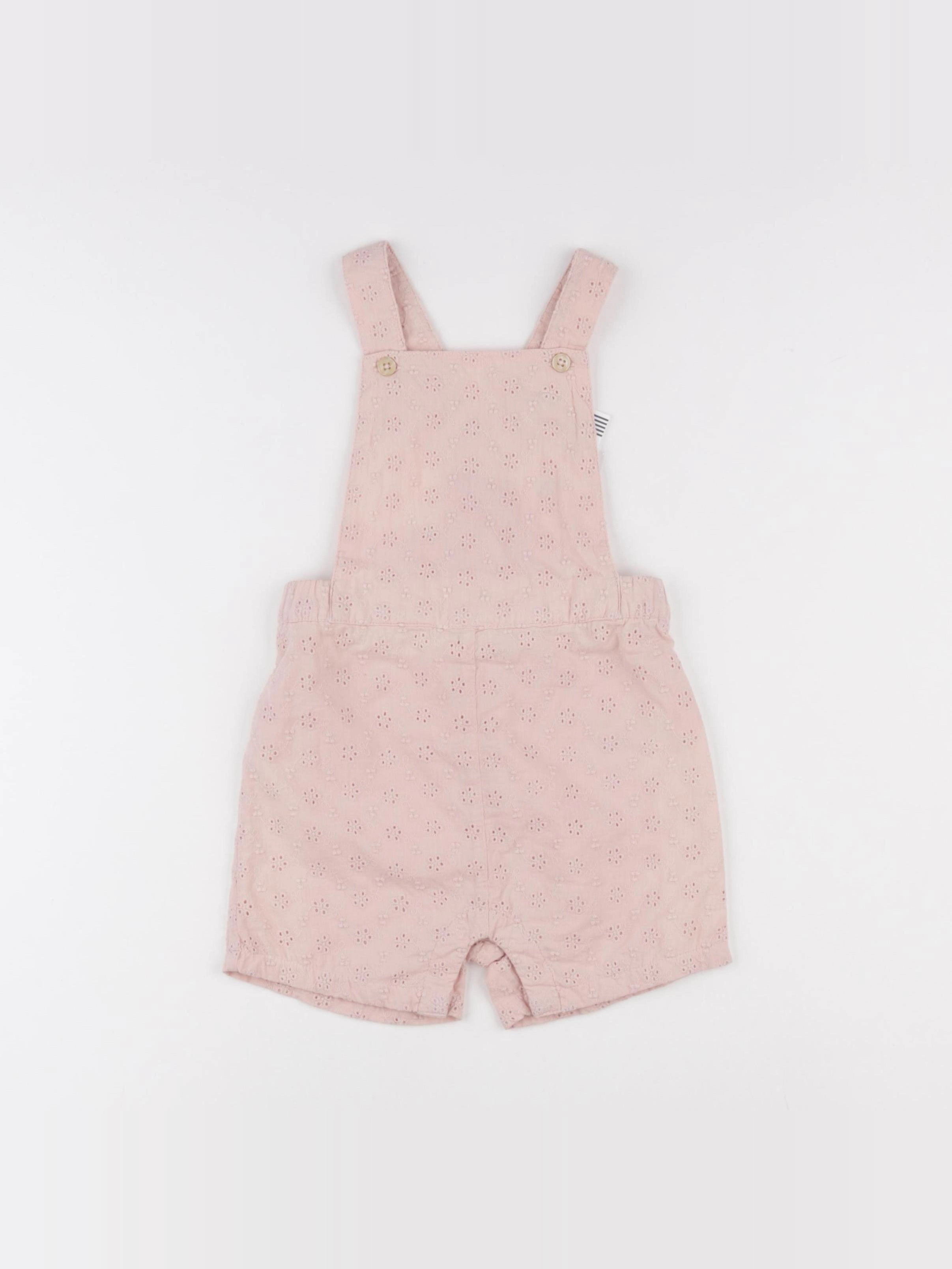 Petit Bateau - salopette rose - 18 mois