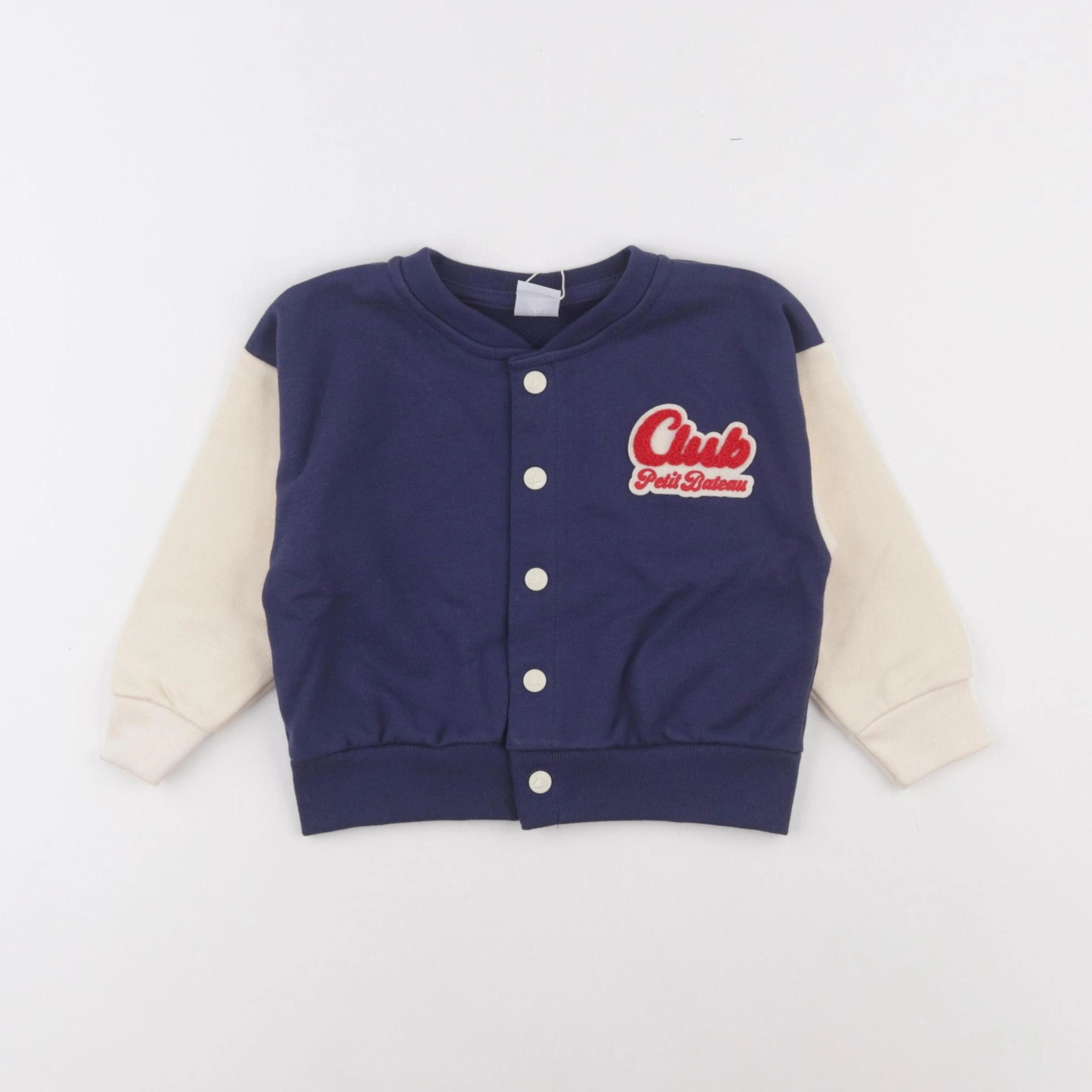 Petit Bateau - veste bleu, beige - 24 mois