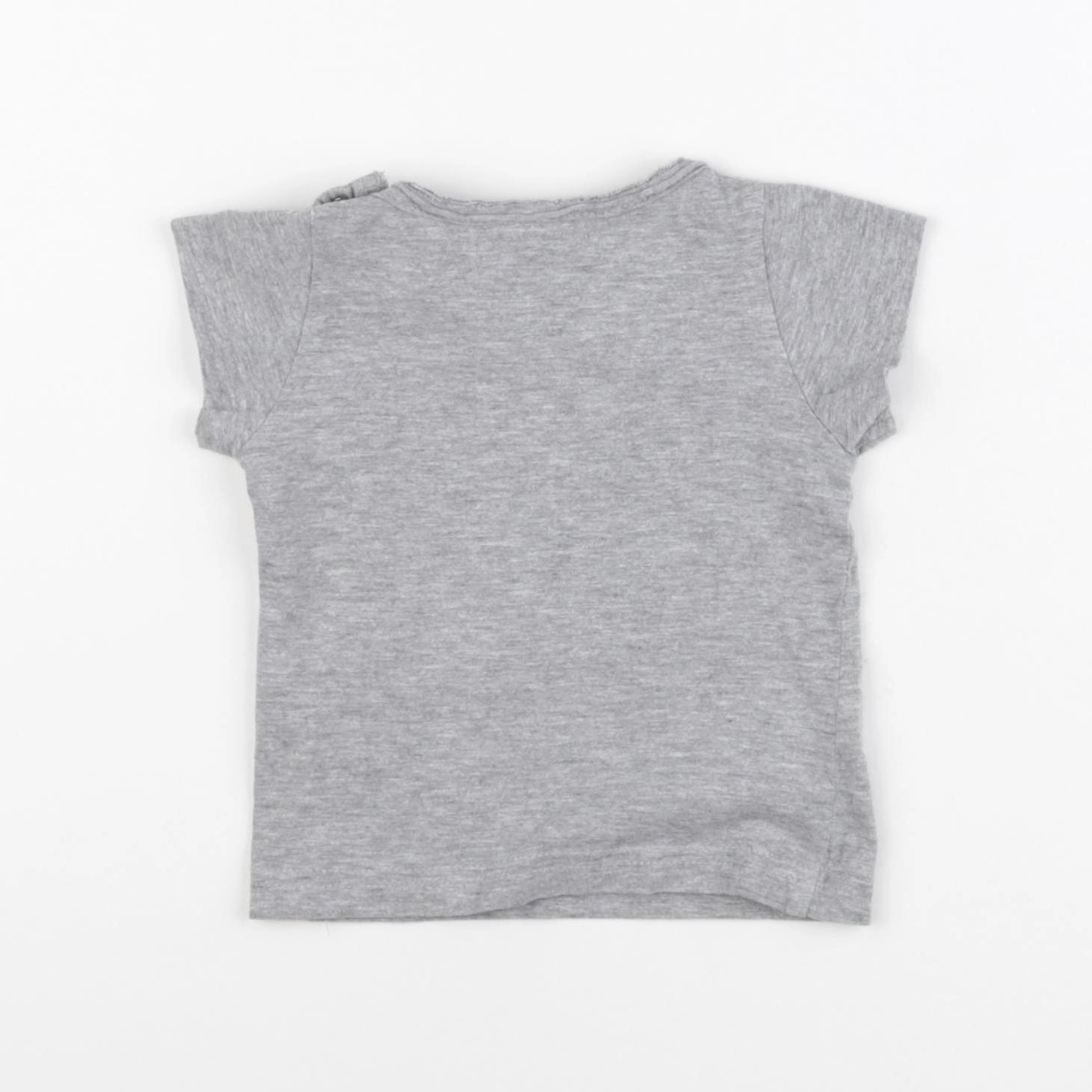 Bleu Comme Gris - tee-shirt gris - 6 mois