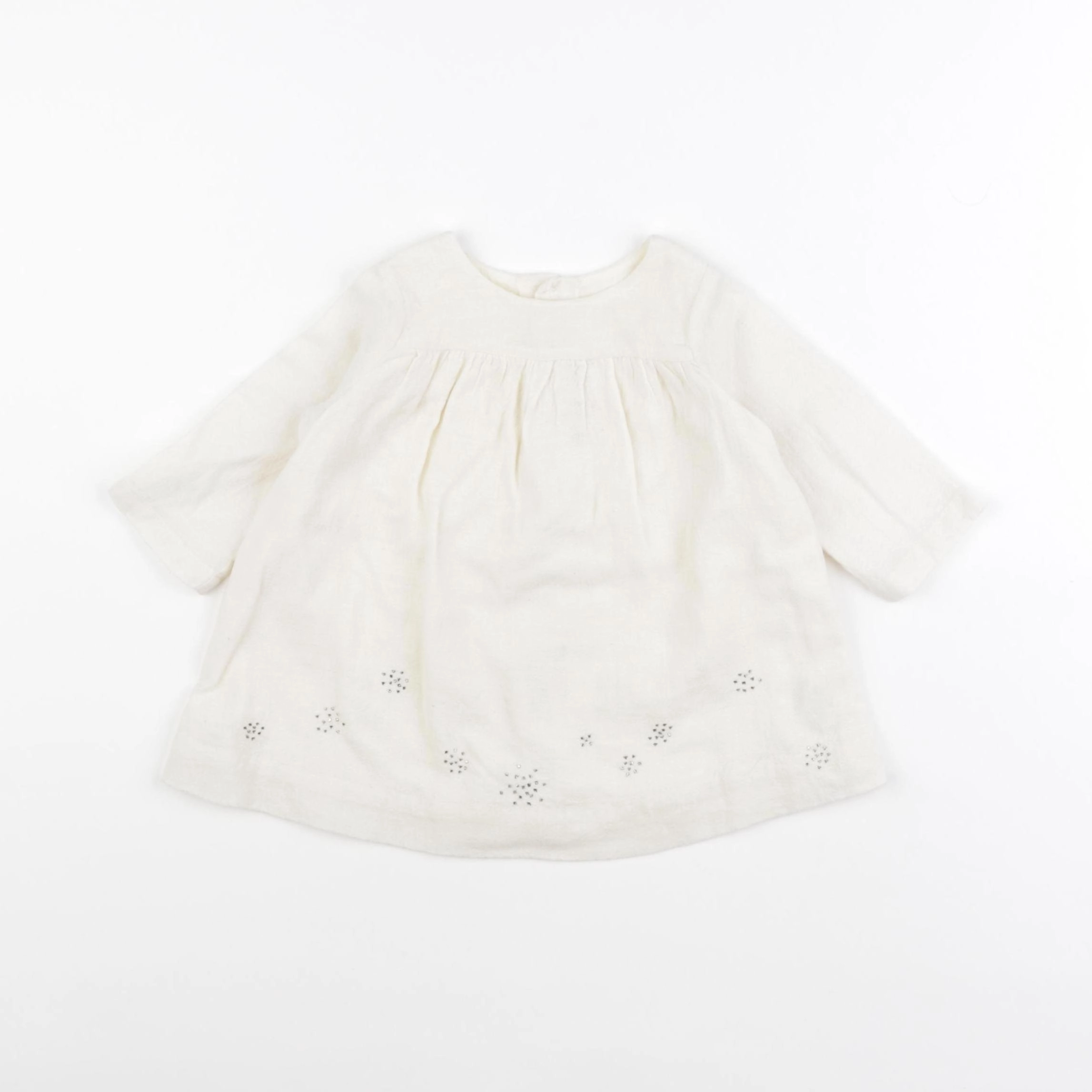Bonpoint - robe beige - 6 mois