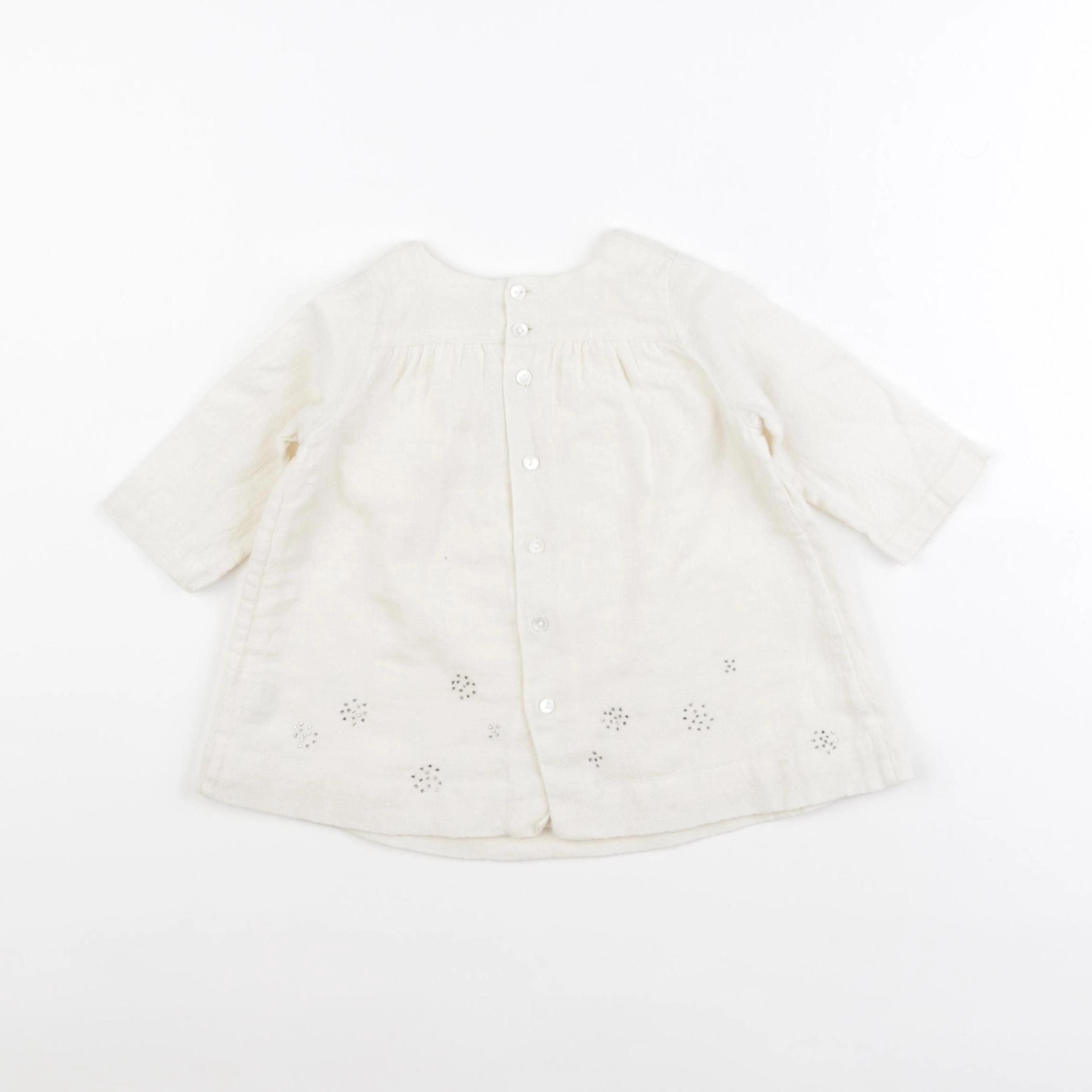 Bonpoint - robe beige - 6 mois