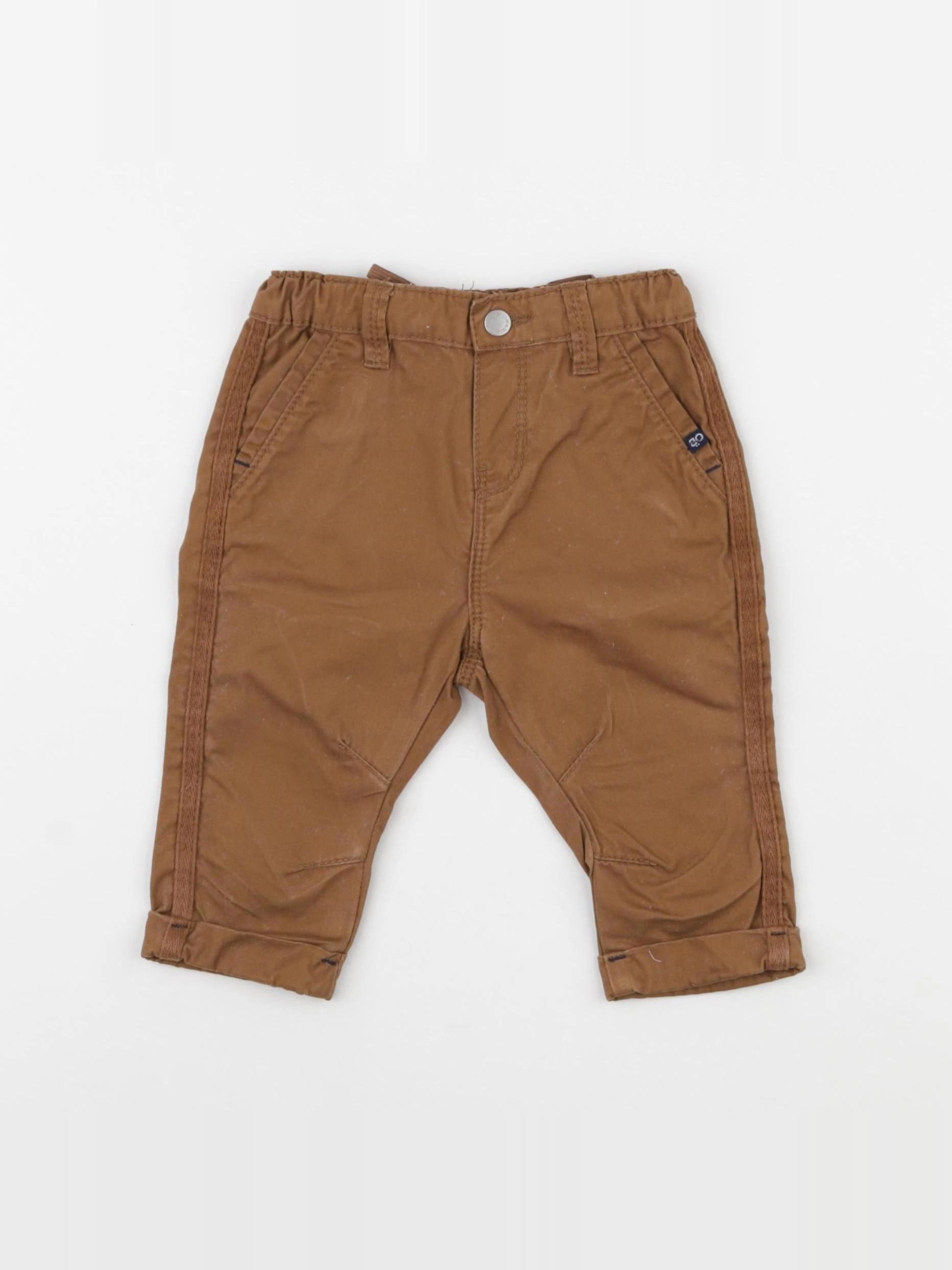 Obaïbi - pantalon marron - 6 mois