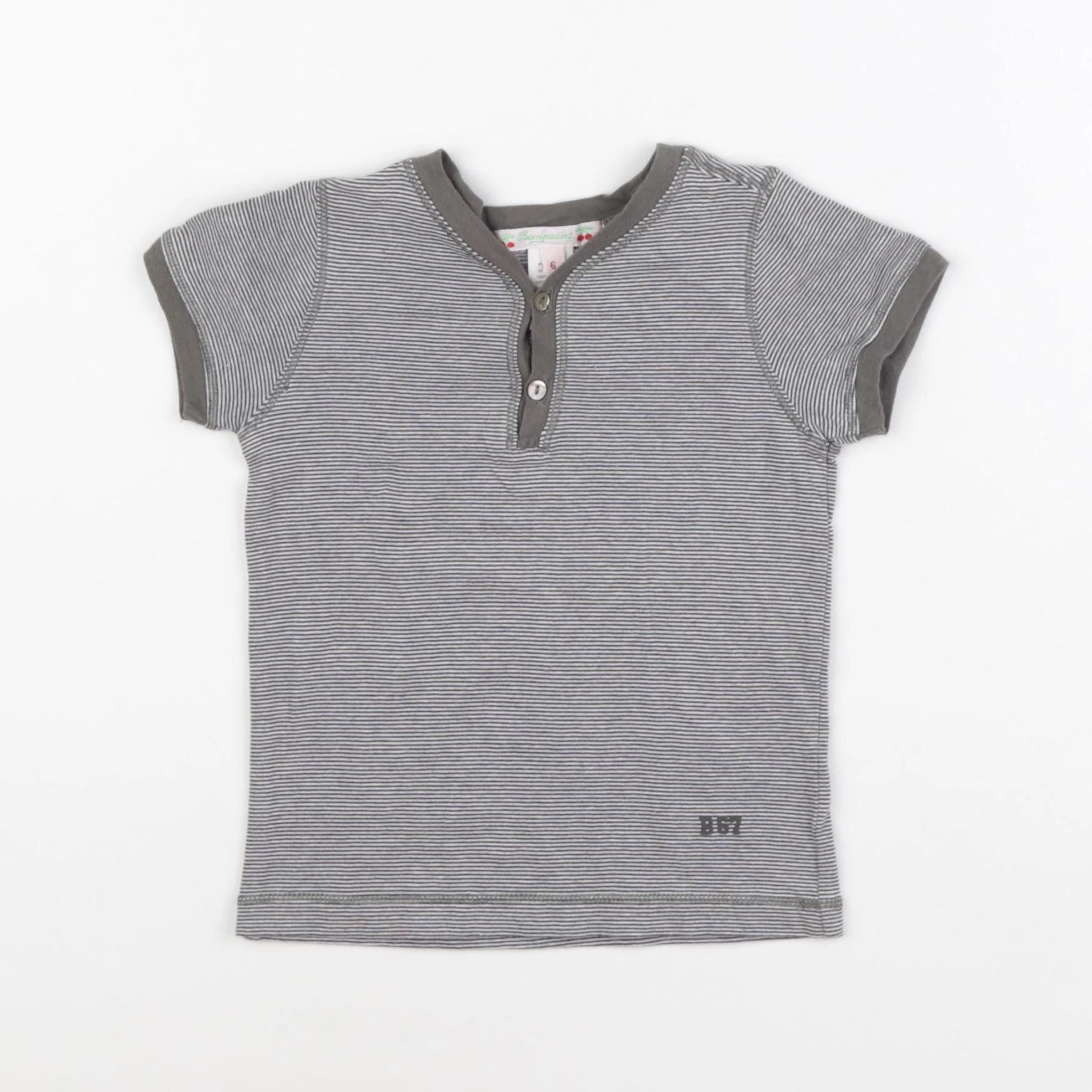 Bonpoint - tee-shirt vert - 6 mois
