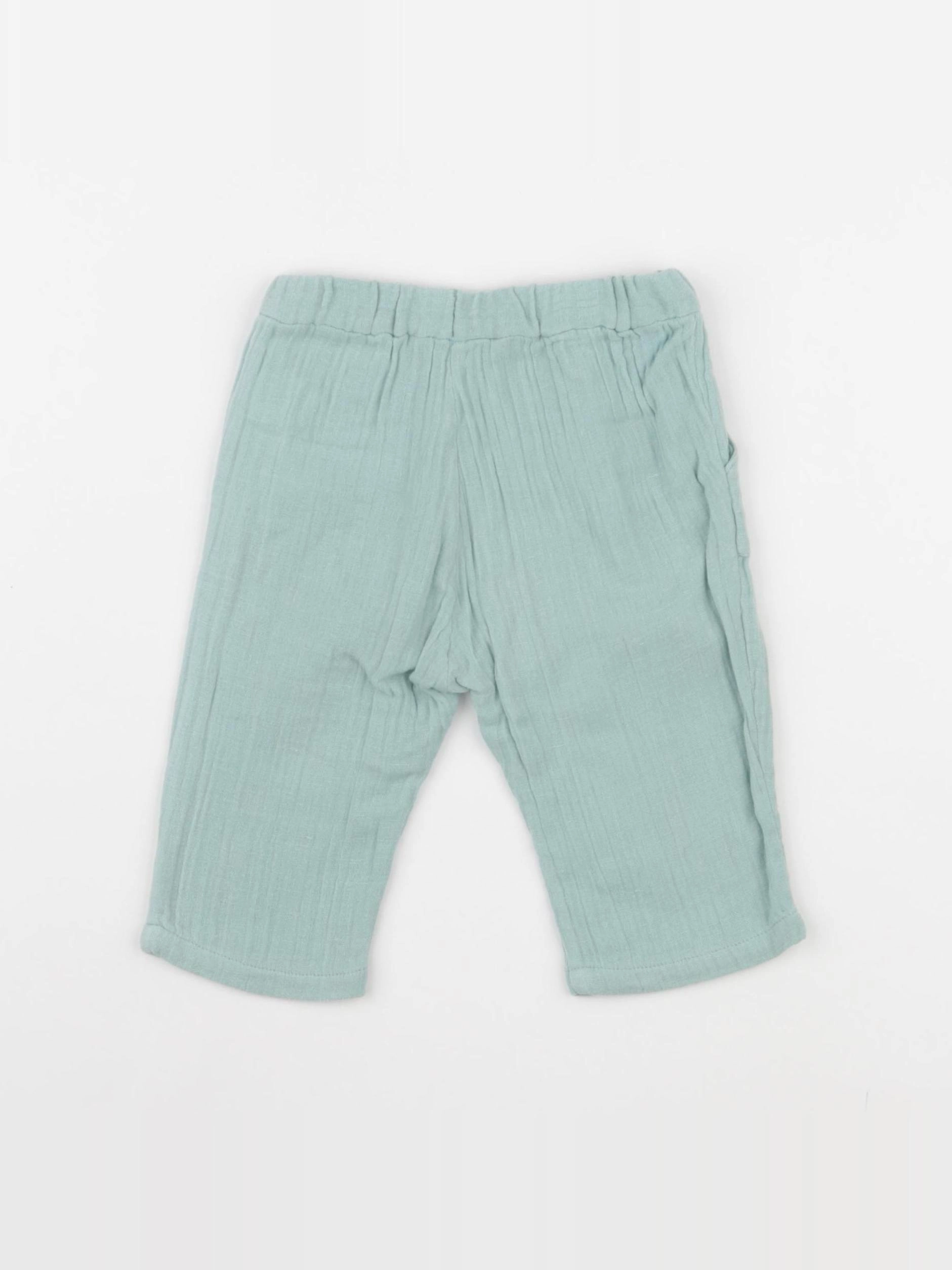 Bonpoint - pantalon vert - 6 mois