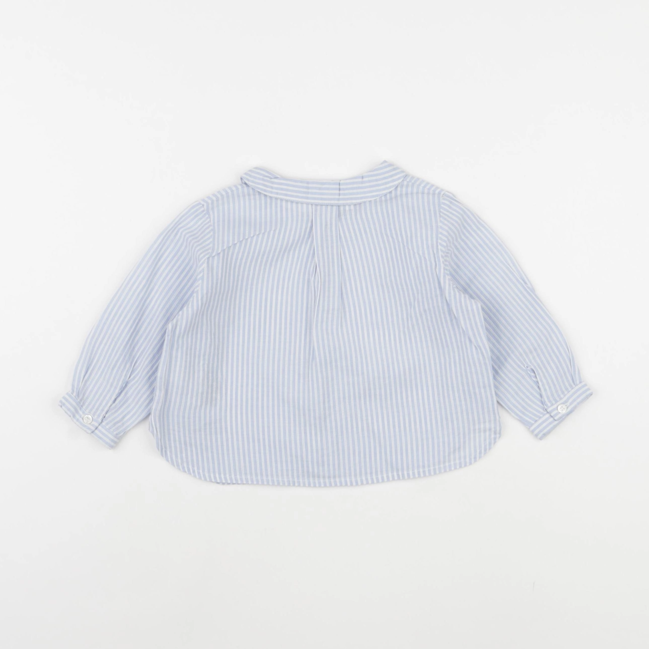 Bonpoint - chemise bleu - 12 mois