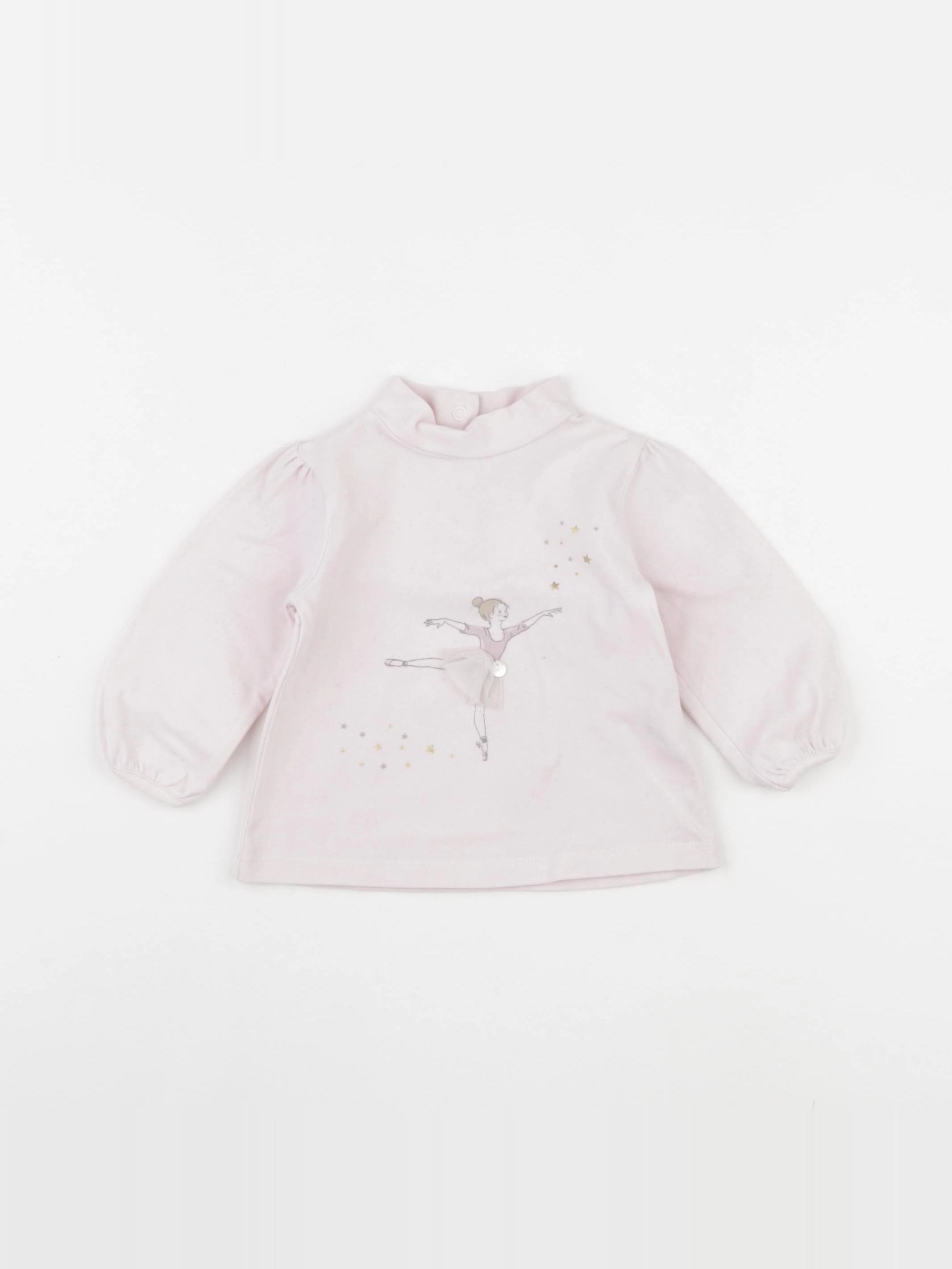 Tartine & Chocolat - tee-shirt rose - 6 mois