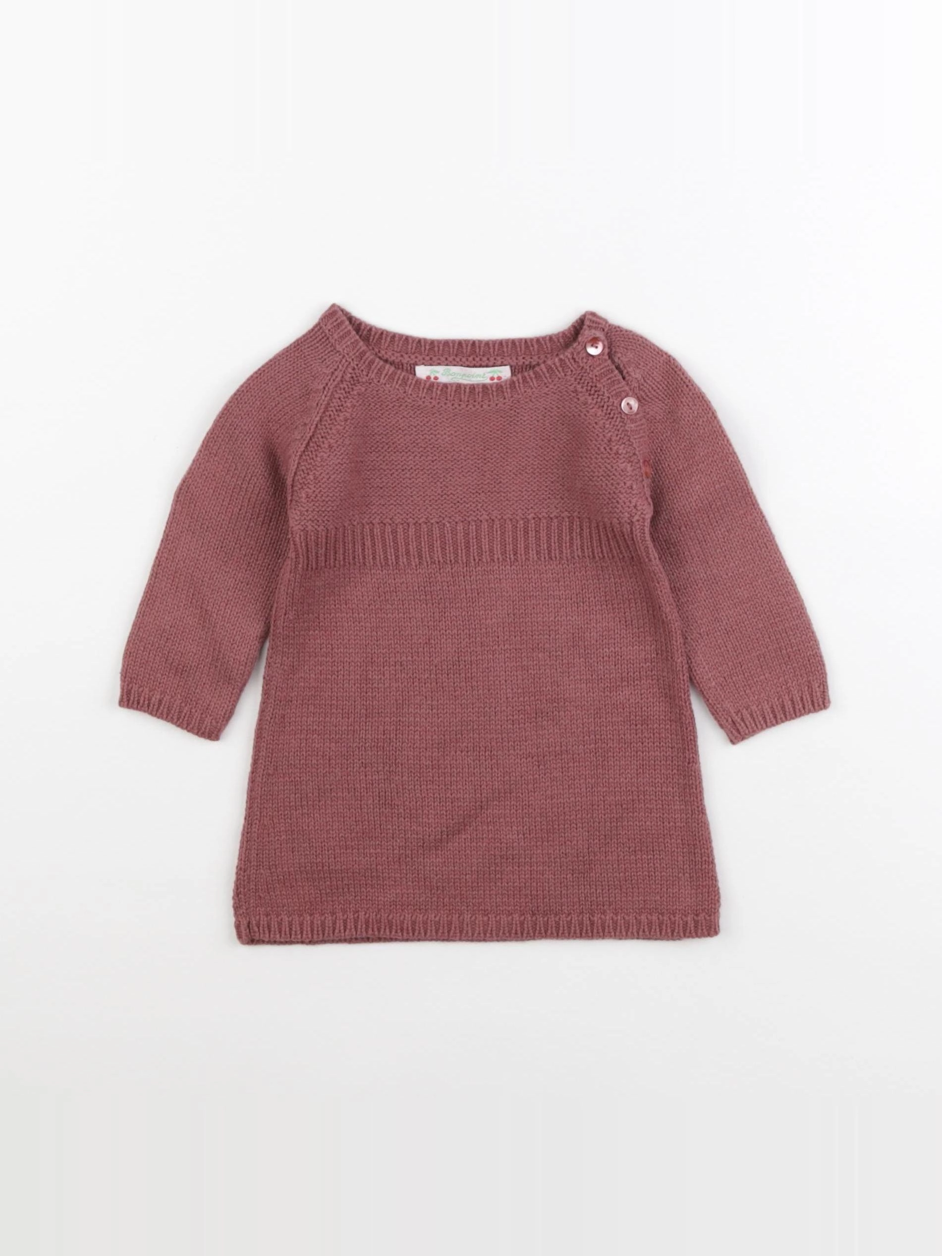 Bonpoint - robe marron - 6 mois