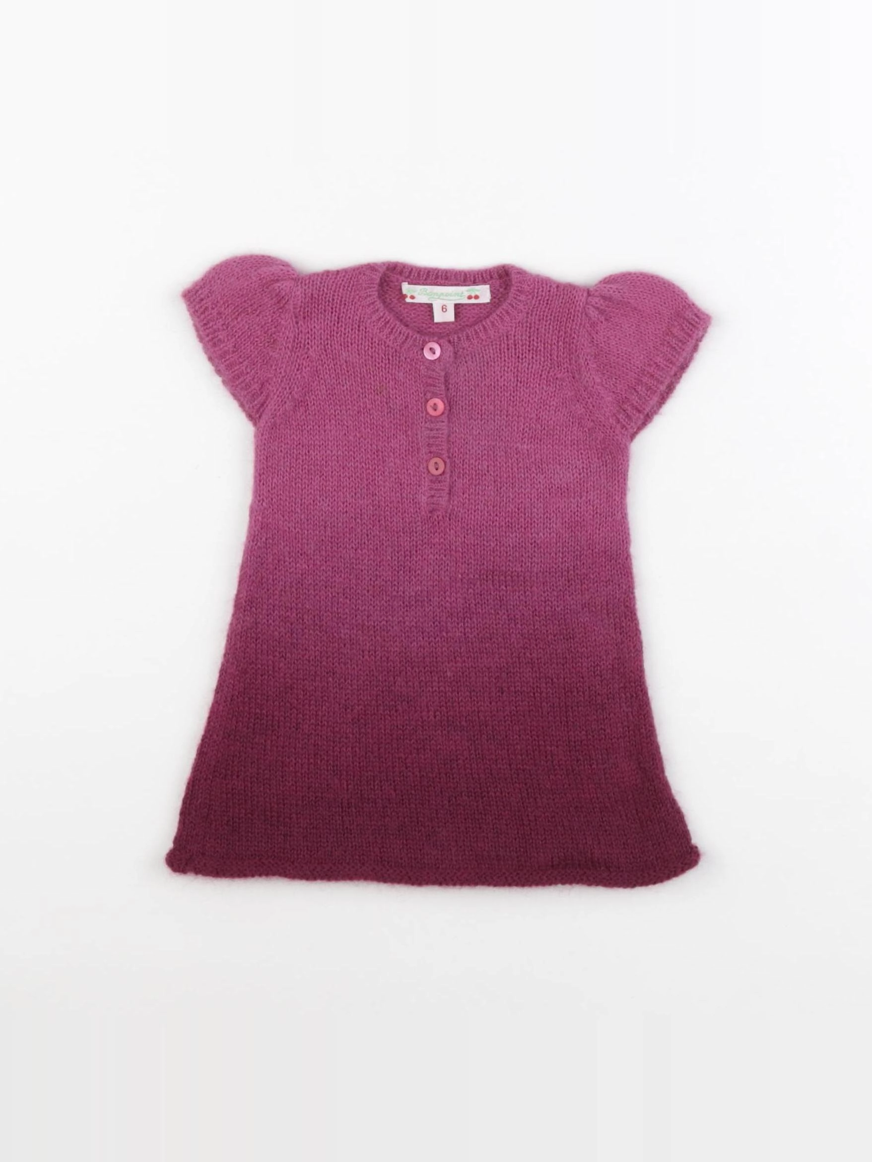 Bonpoint - robe violet - 6 mois