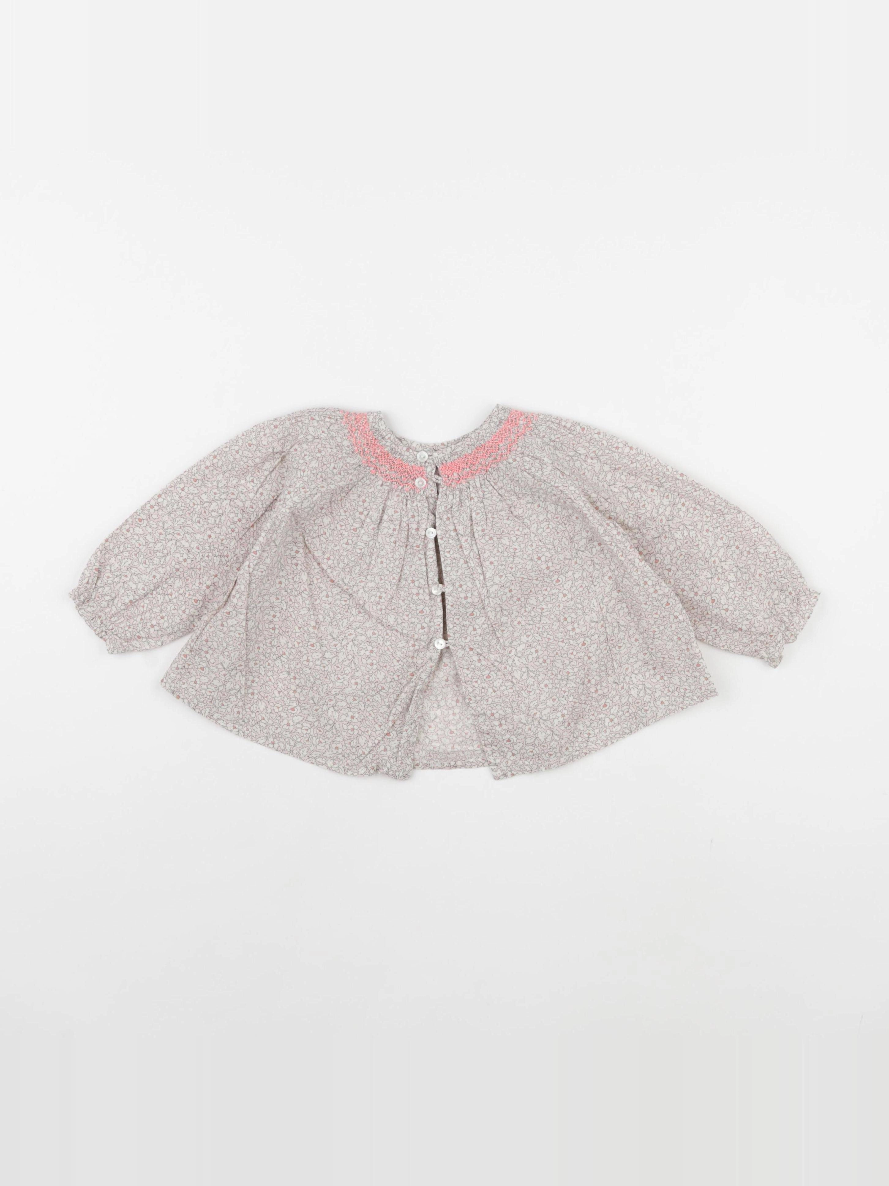 Bonpoint - blouse multicolore - 12 mois