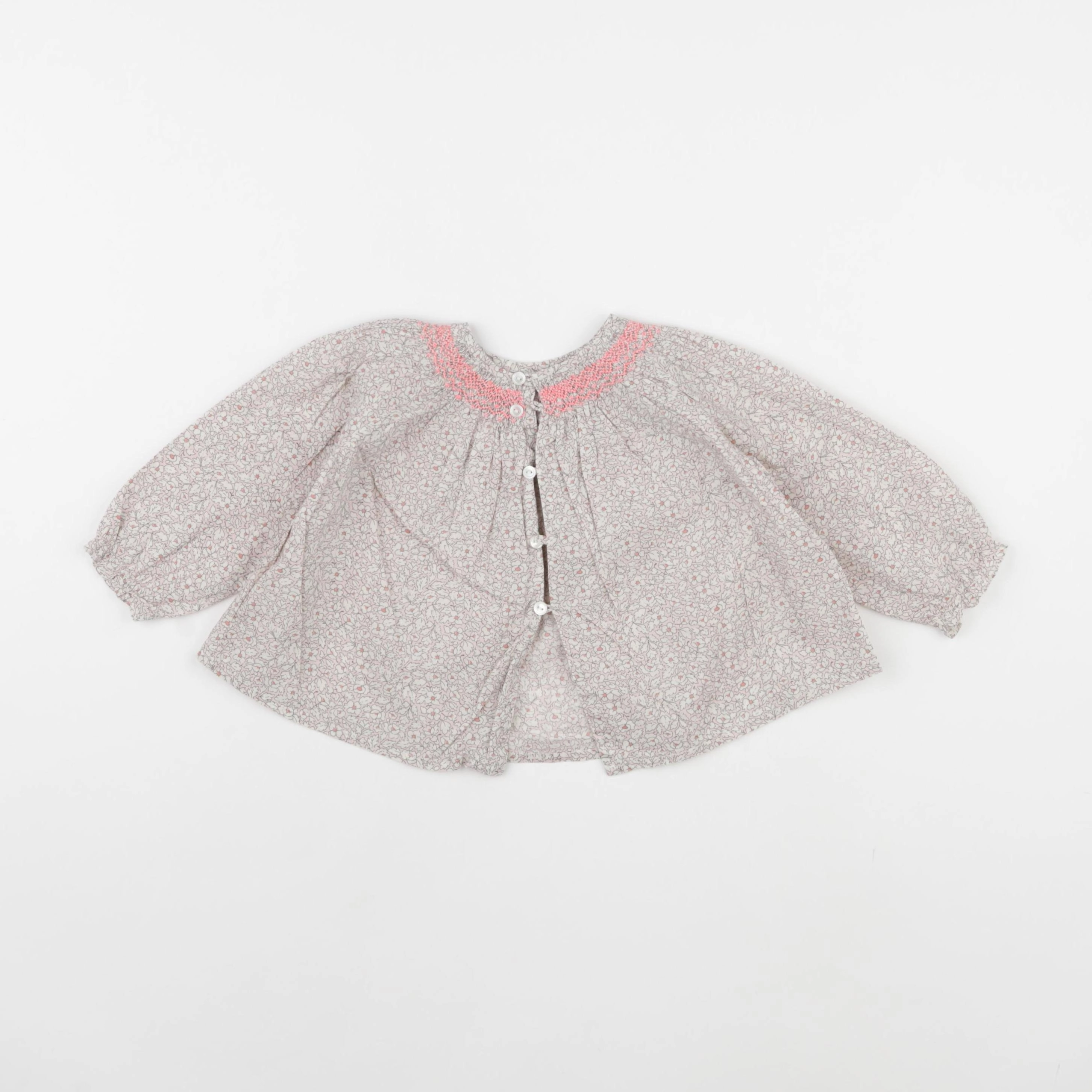 Bonpoint - blouse multicolore - 12 mois