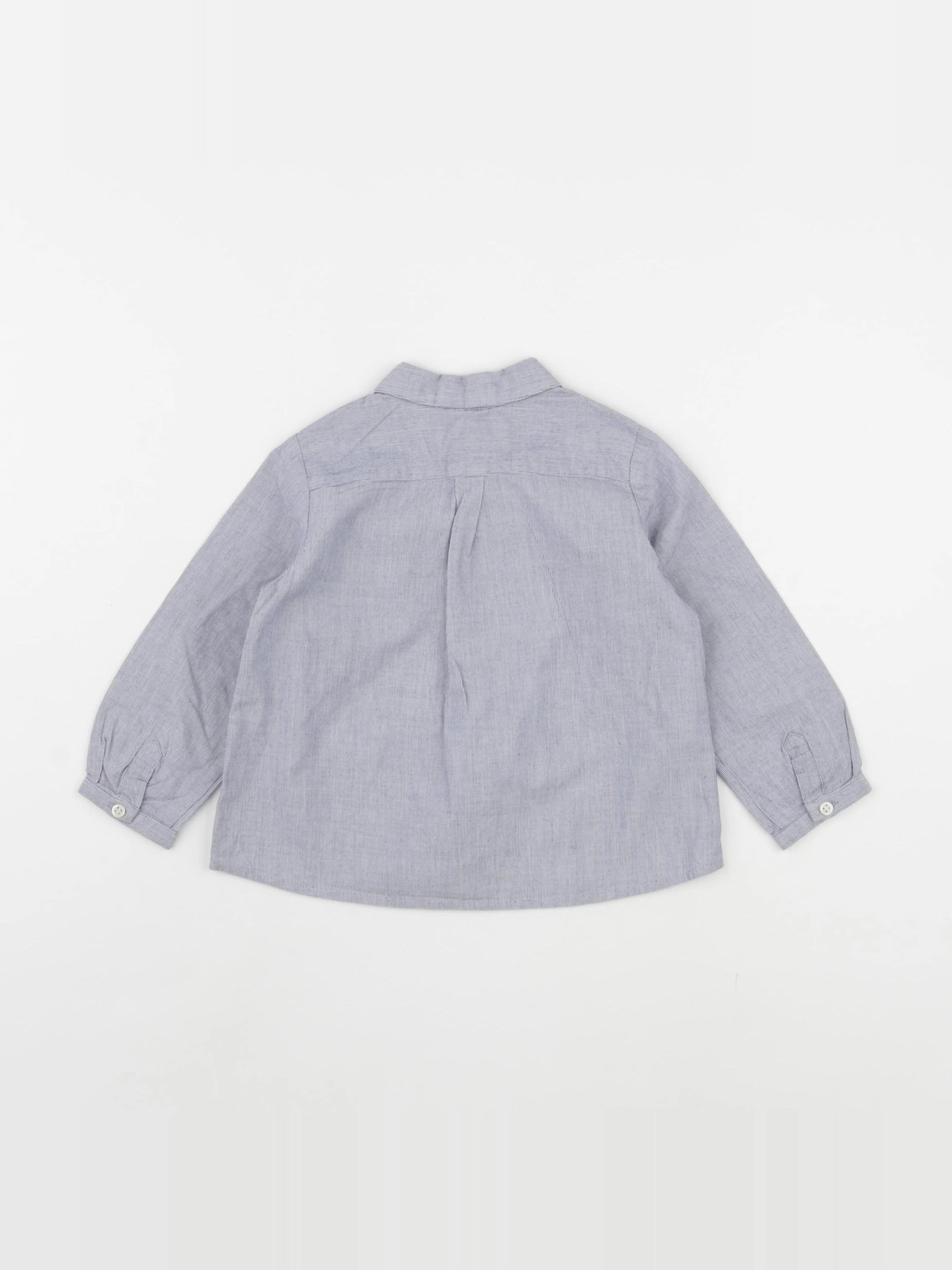 Bonpoint - chemise bleu - 18 mois