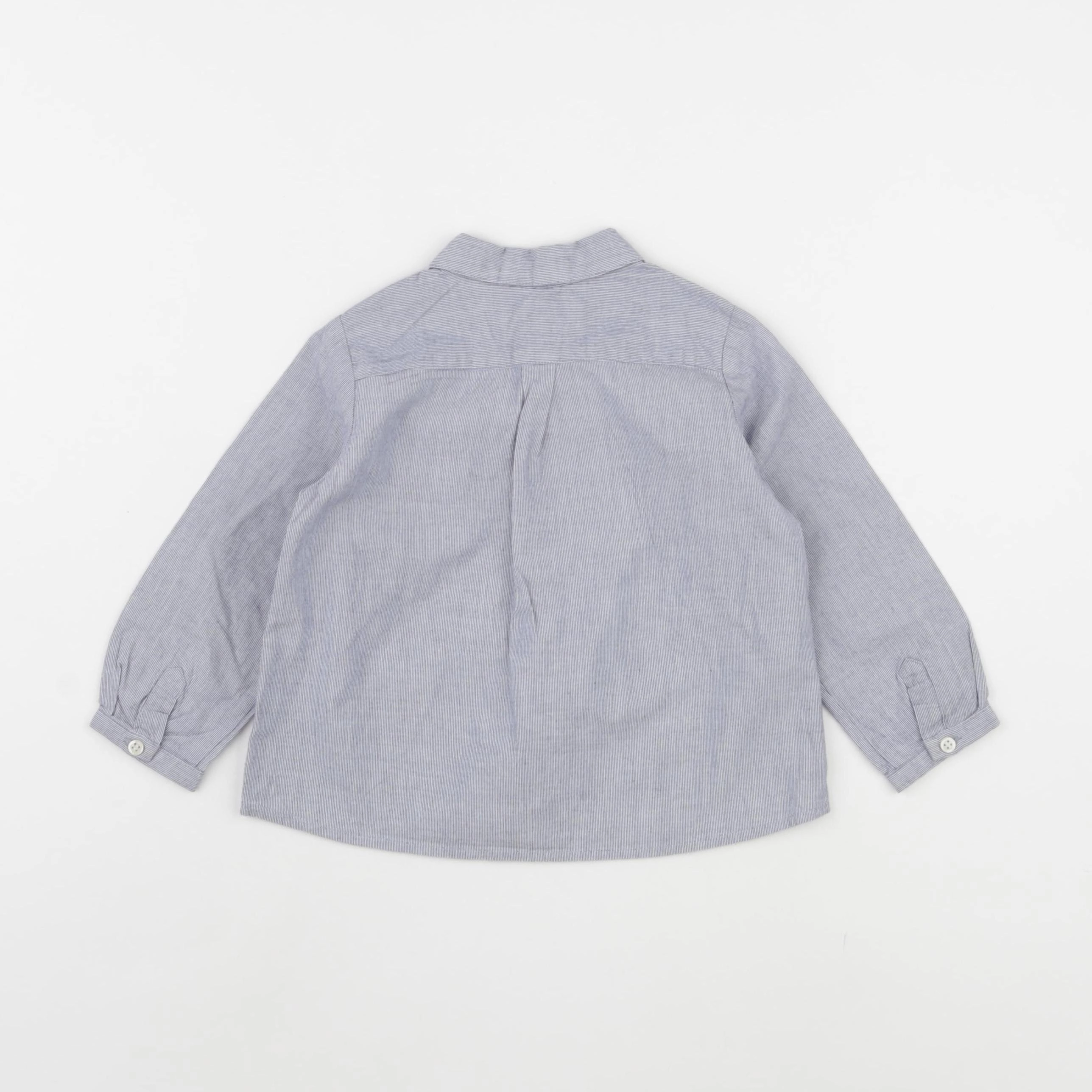 Bonpoint - chemise bleu - 18 mois