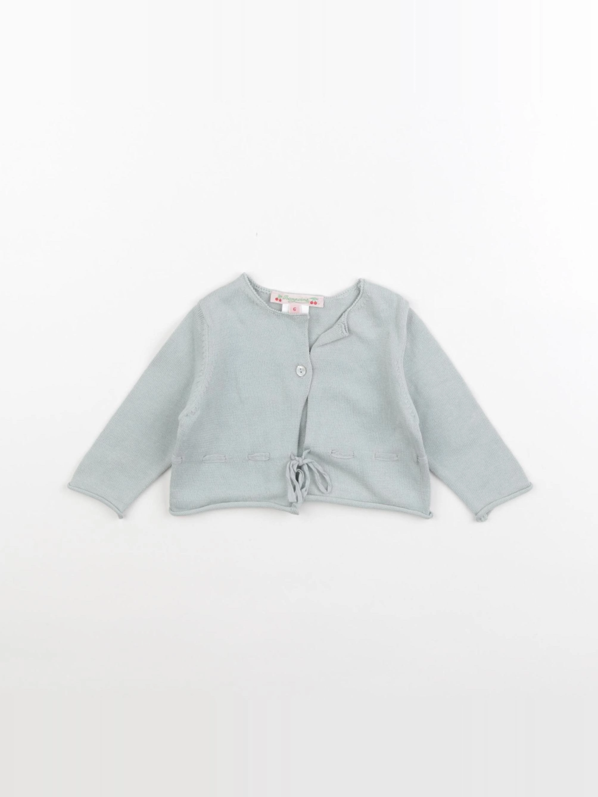 Bonpoint - gilet vert - 6 mois