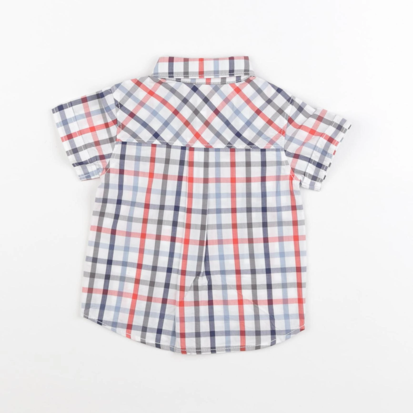 Tartine & Chocolat - chemise bleu - 6 mois