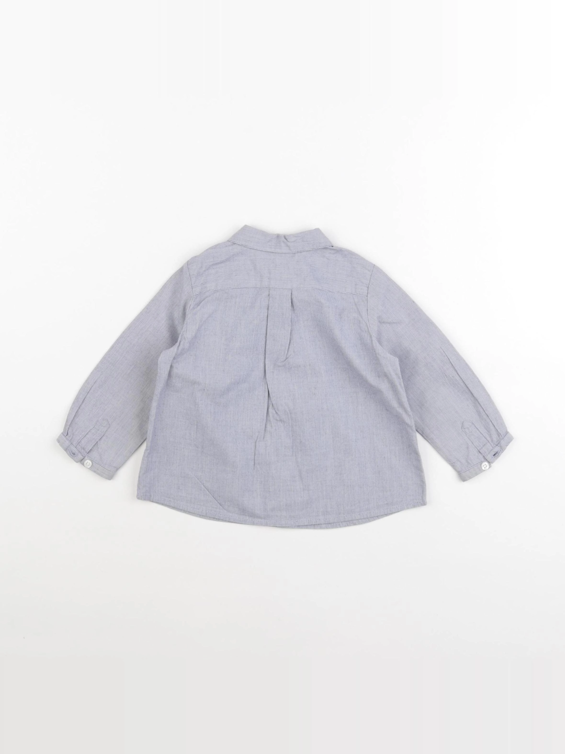 Bonpoint - chemise bleu - 12 mois