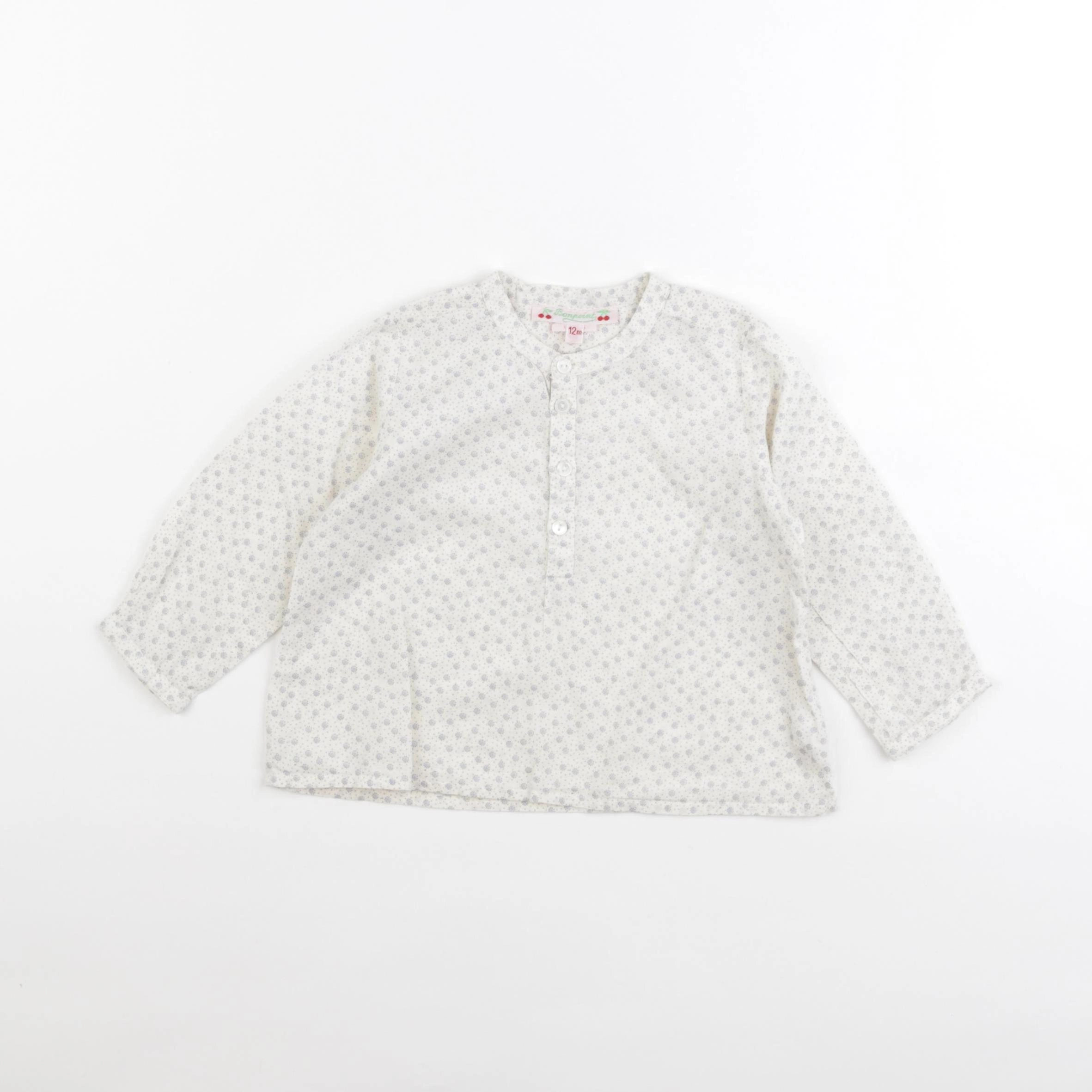 Bonpoint - blouse beige - 12 mois