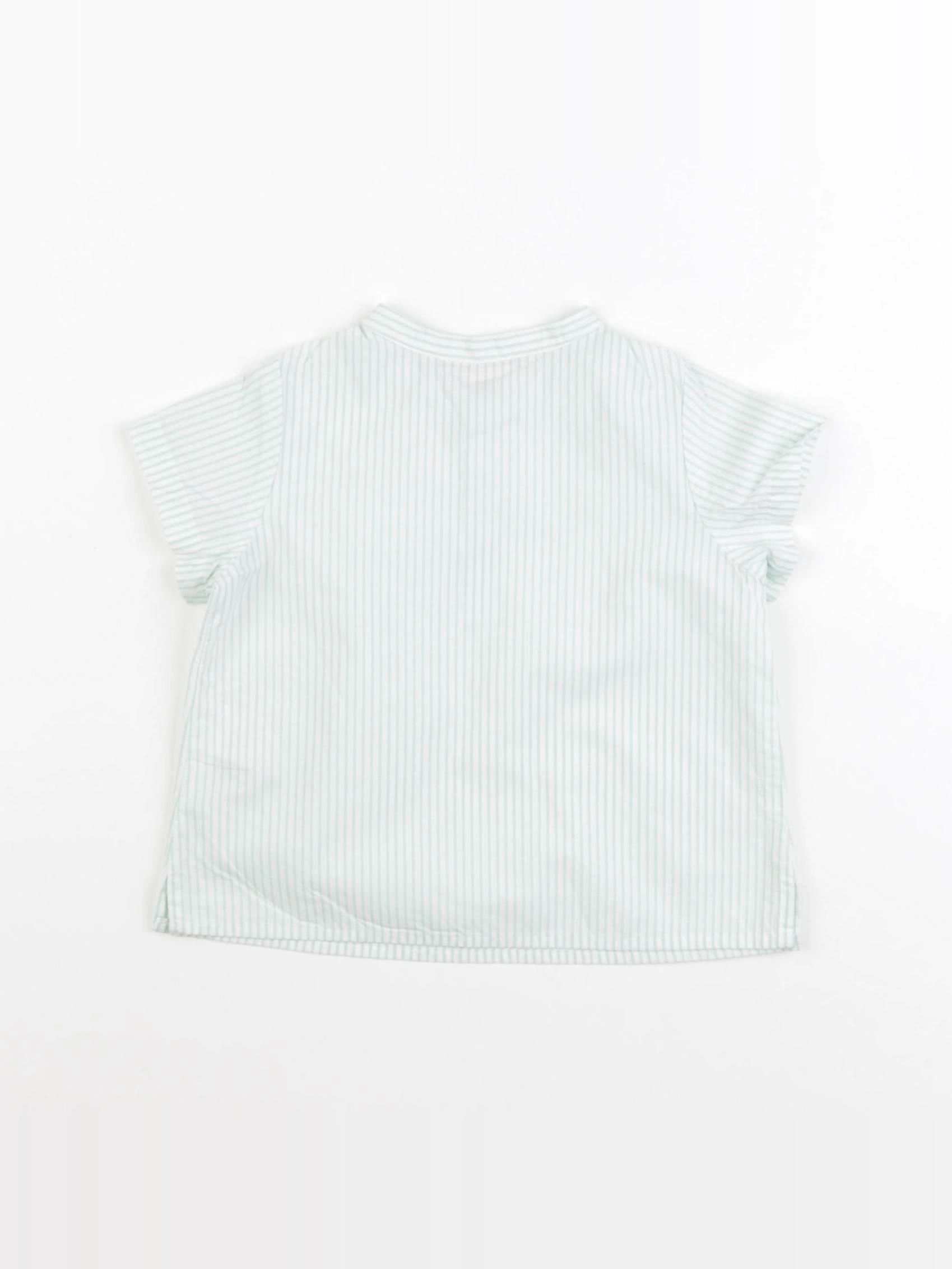 Bonpoint - chemise vert - 6 mois