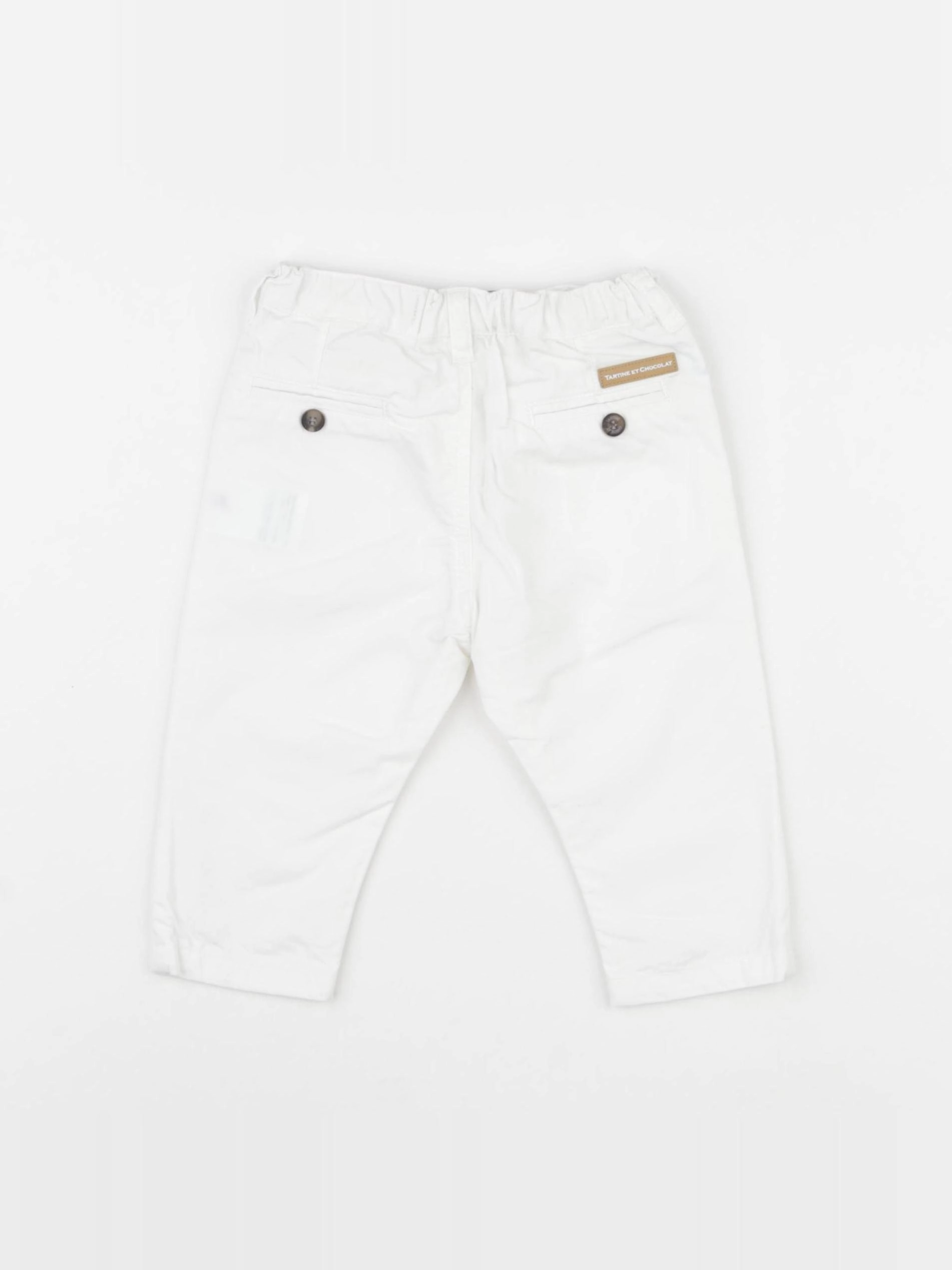 Tartine & Chocolat - pantalon blanc - 6 mois