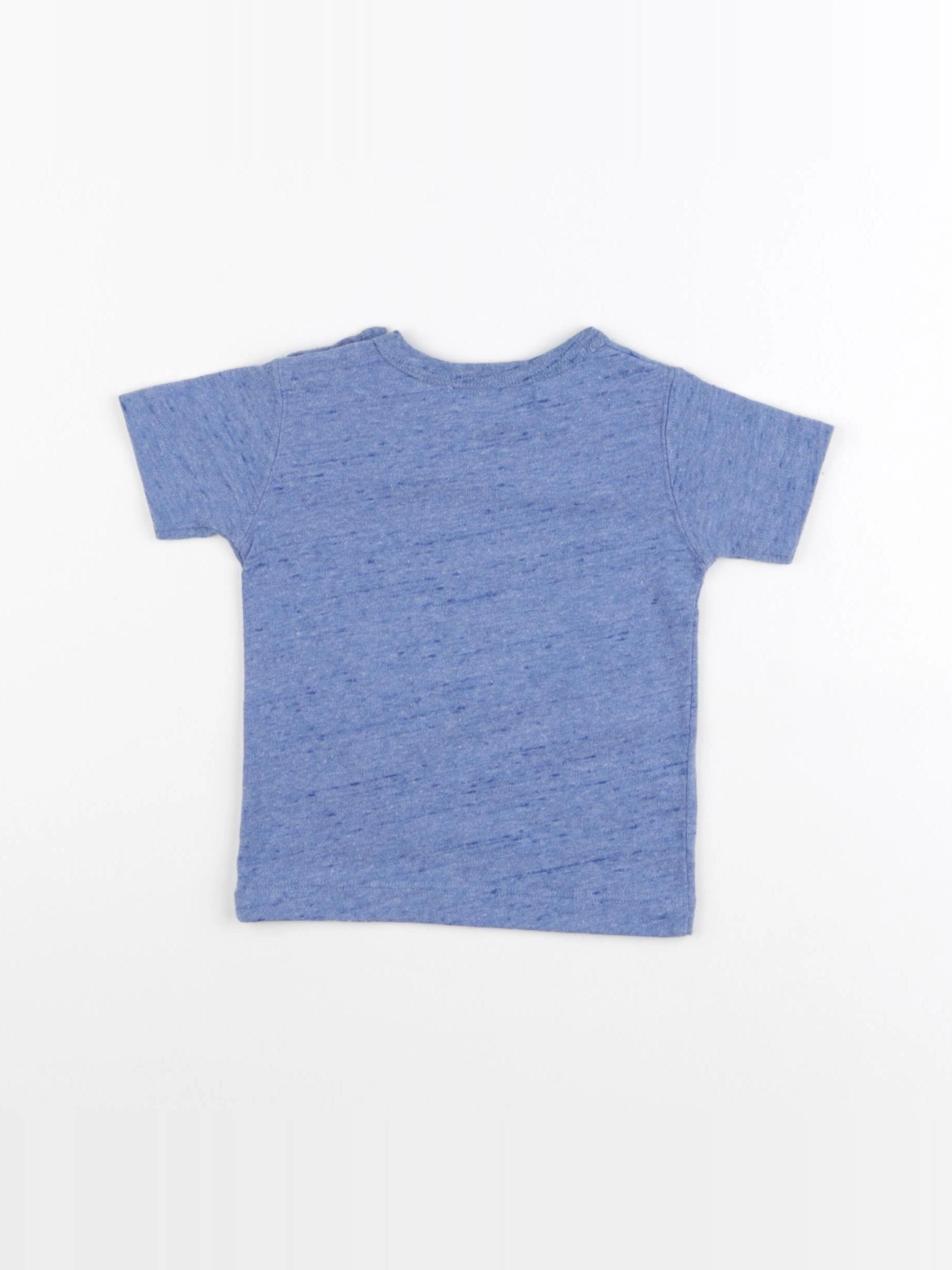 Bonpoint - tee-shirt bleu - 6 mois