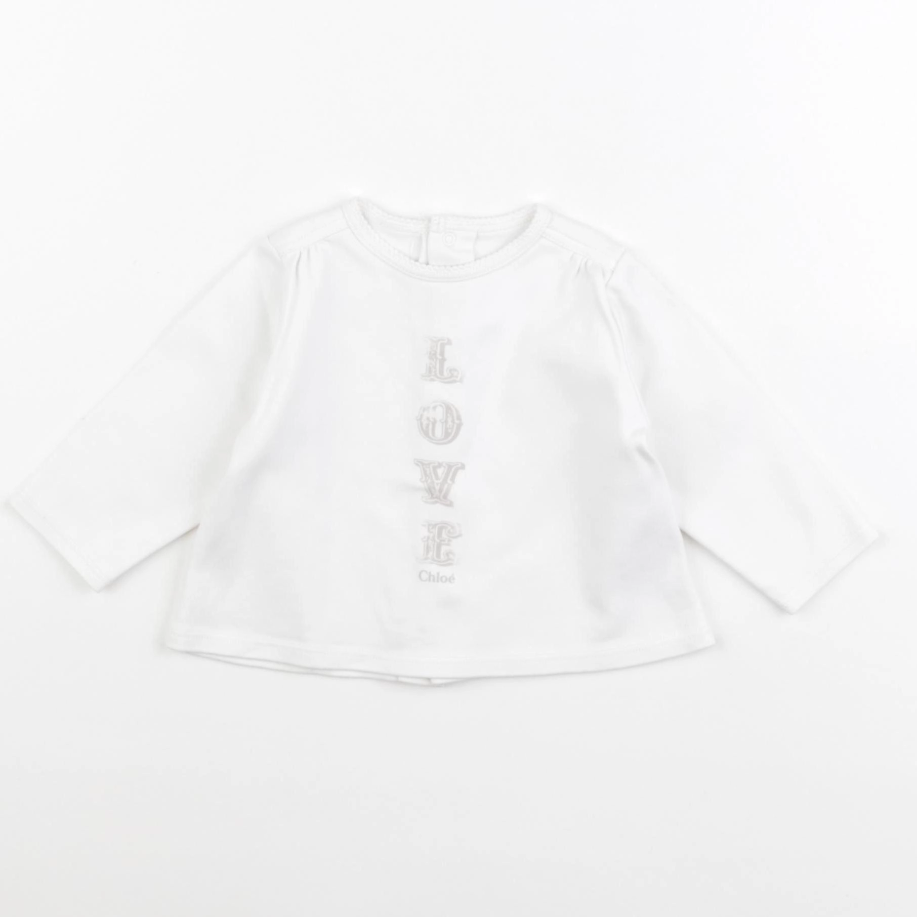Chloé - tee-shirt blanc - 6 mois