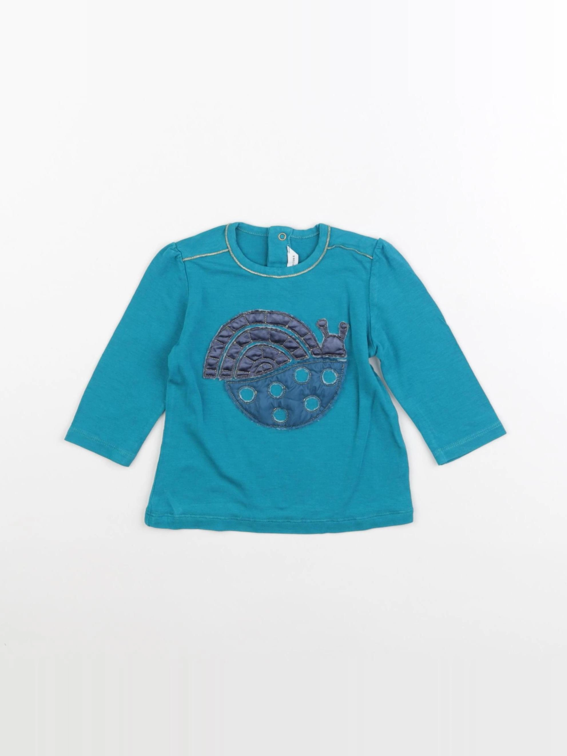 Little marc jacobs - tee-shirt bleu - 6 mois