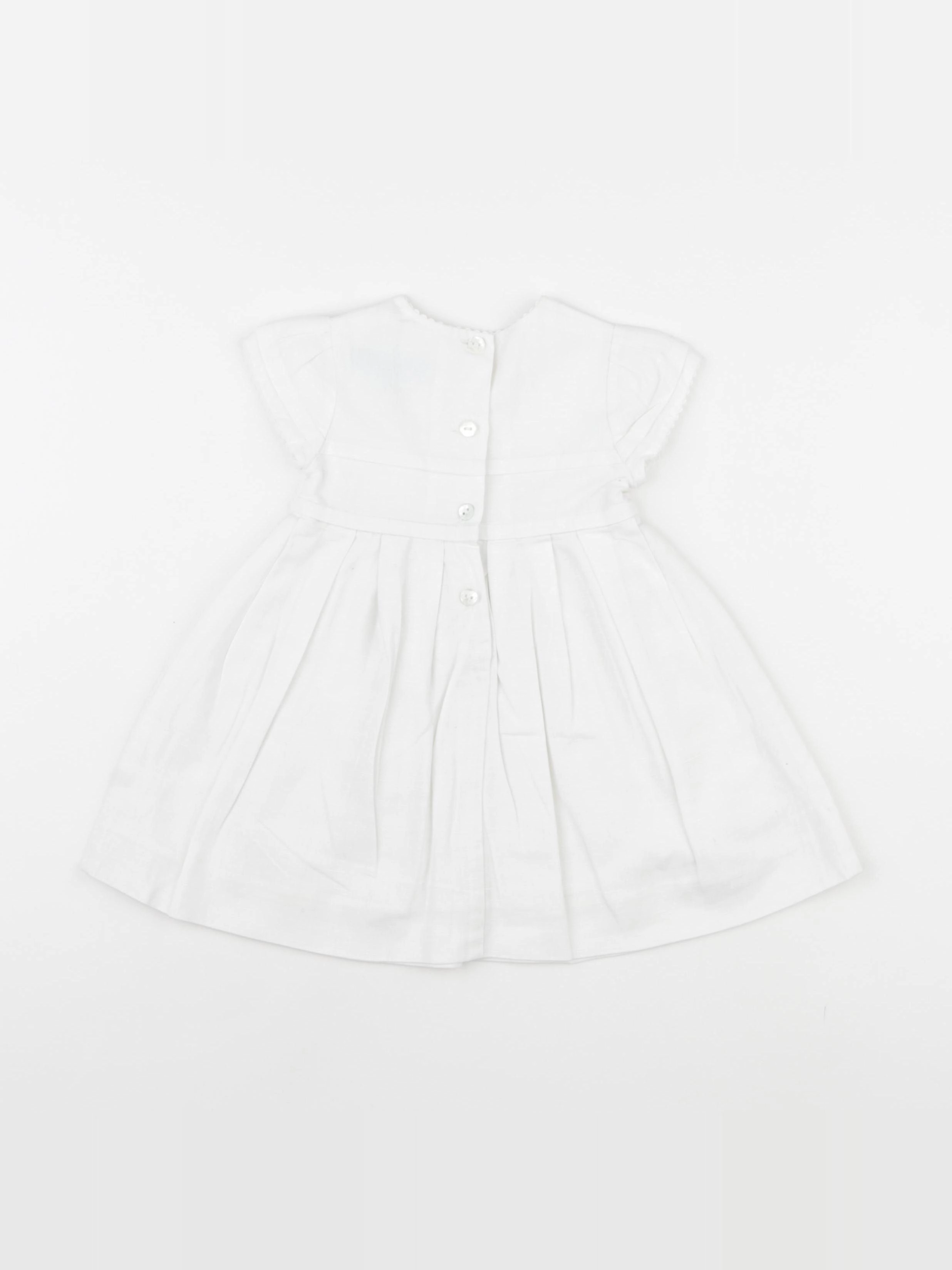 Tartine & Chocolat - robe blanc - 6 mois