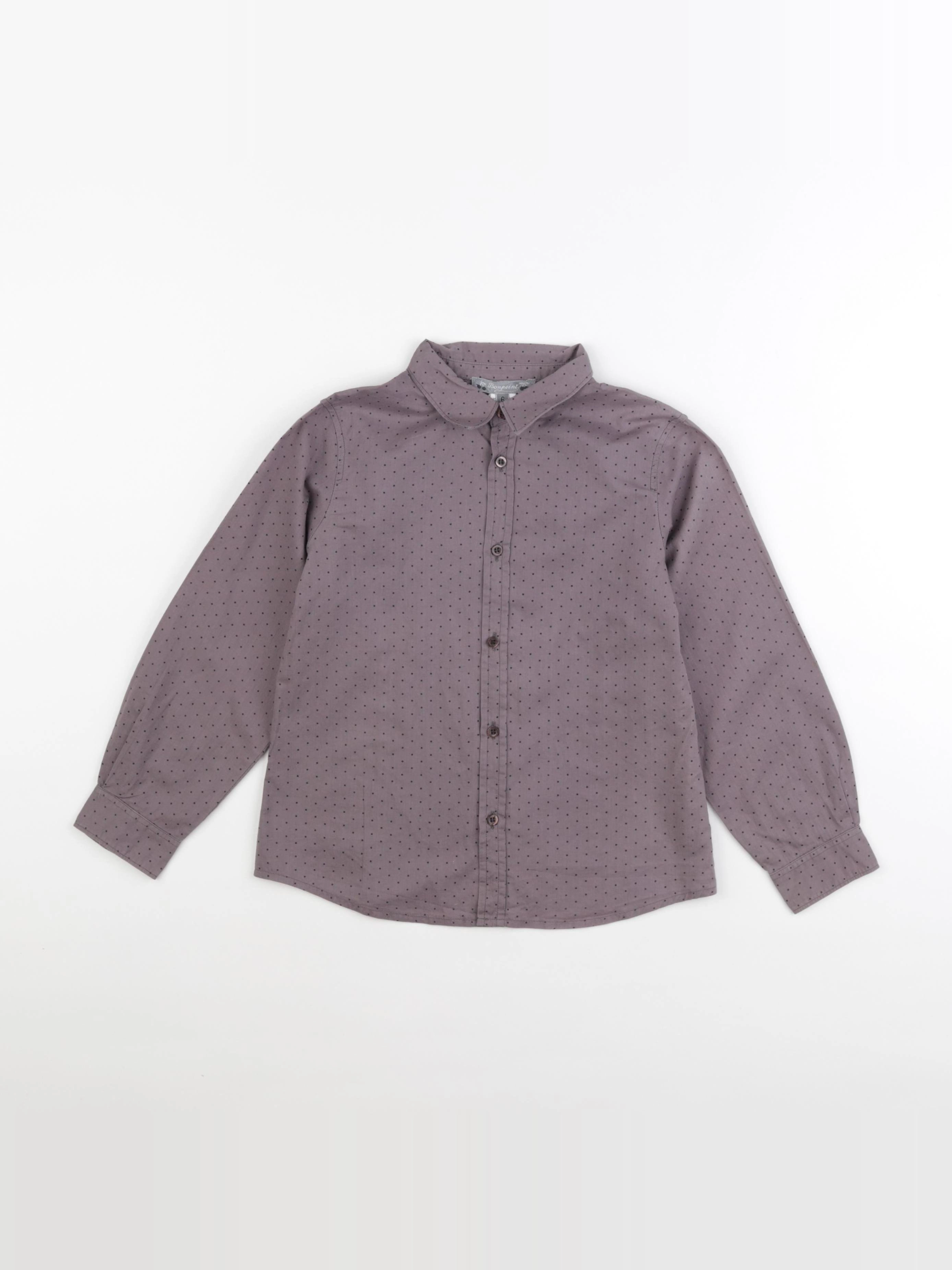 Bonpoint - chemise gris - 6 ans