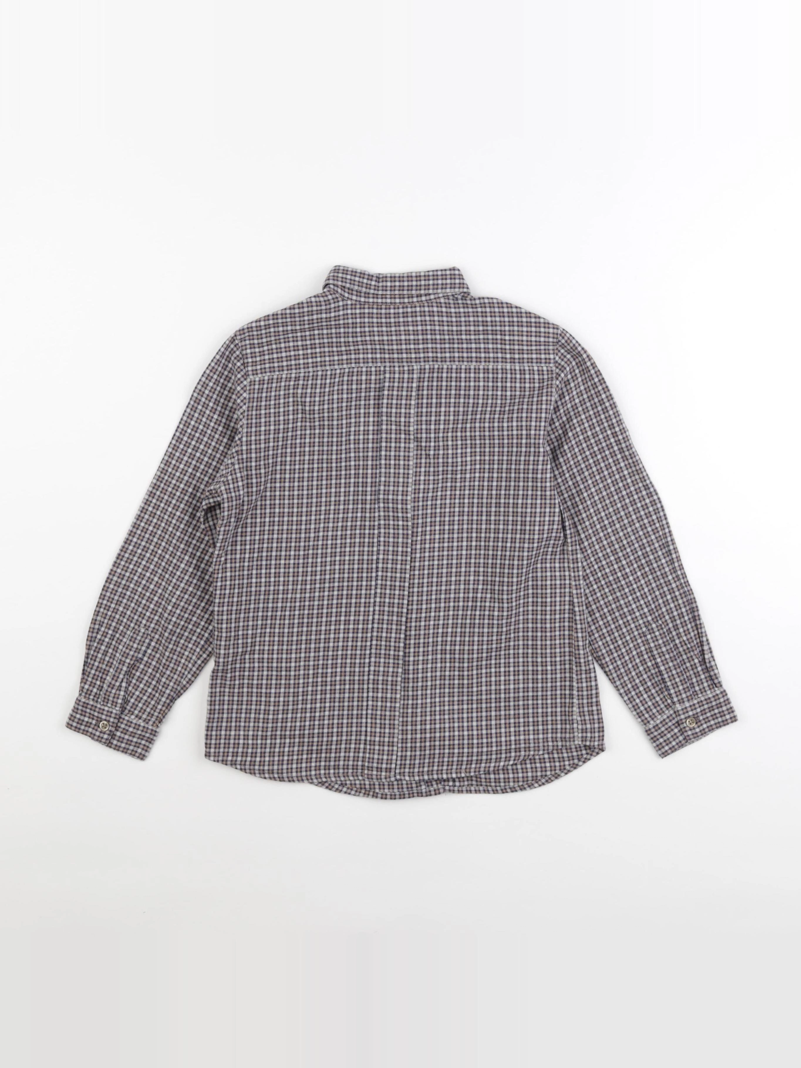 Bonpoint - chemise gris, bleu - 6 ans