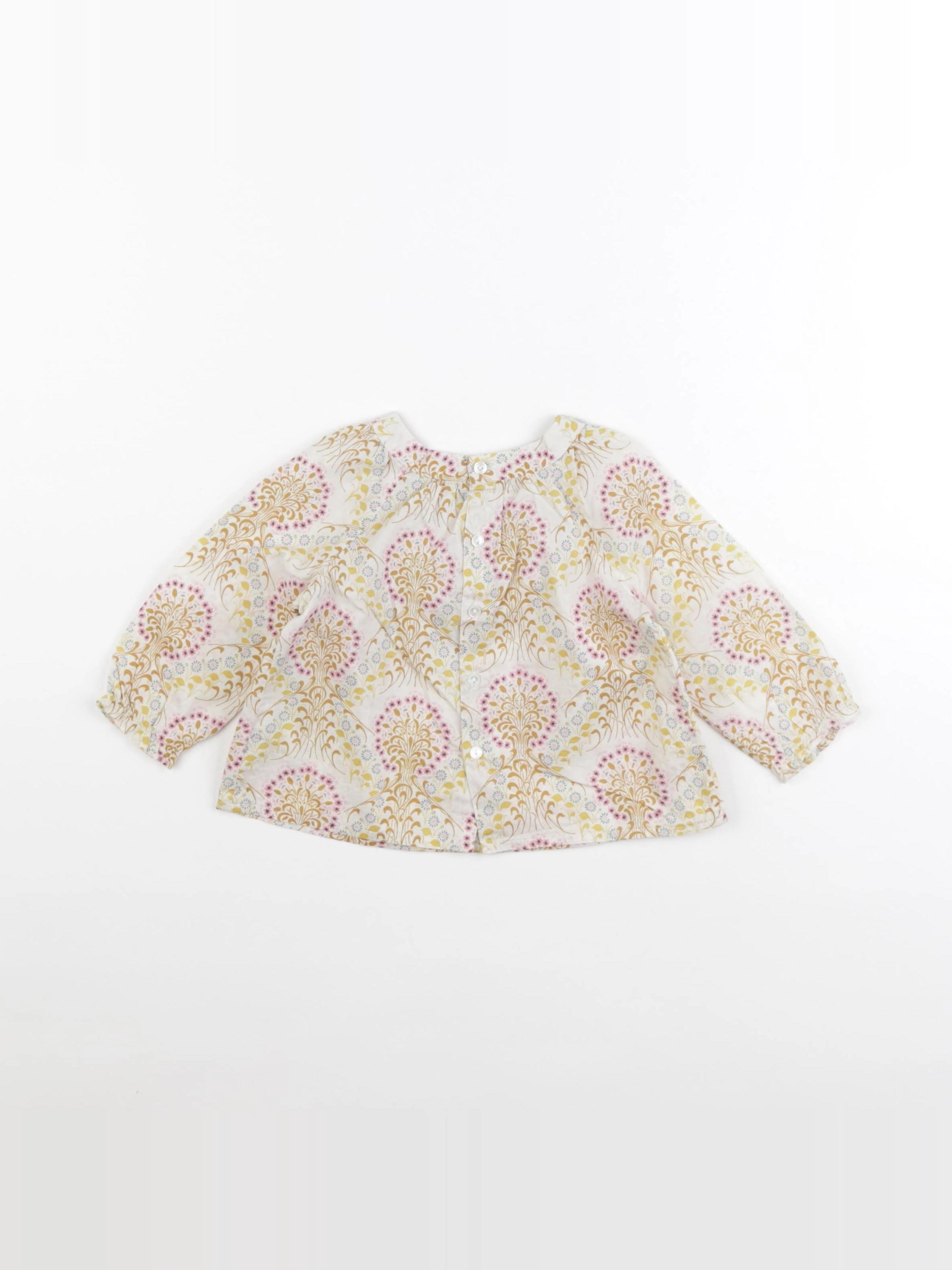 Bonpoint - blouse multicolore - 12 mois