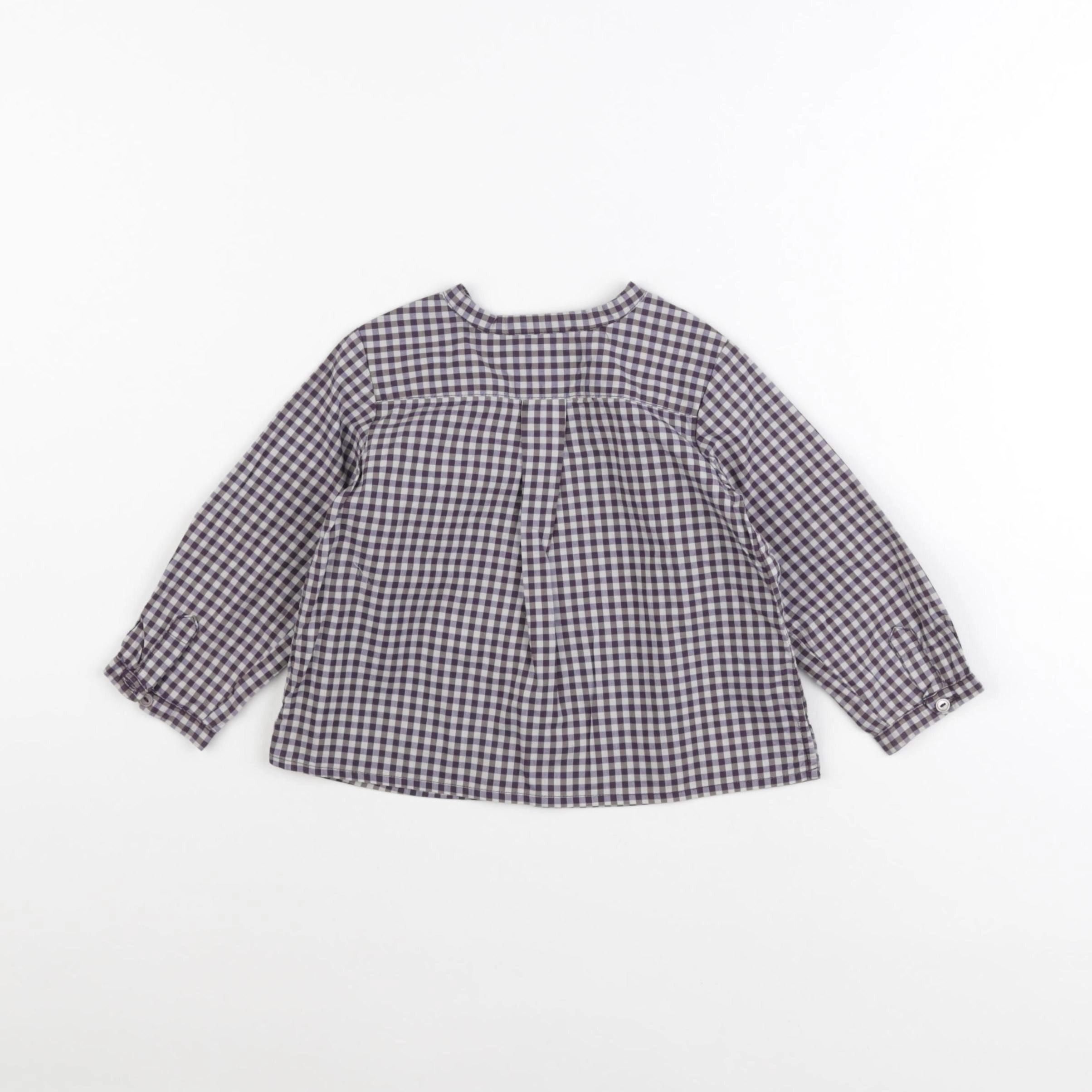 Bonpoint - chemise violet - 12 mois