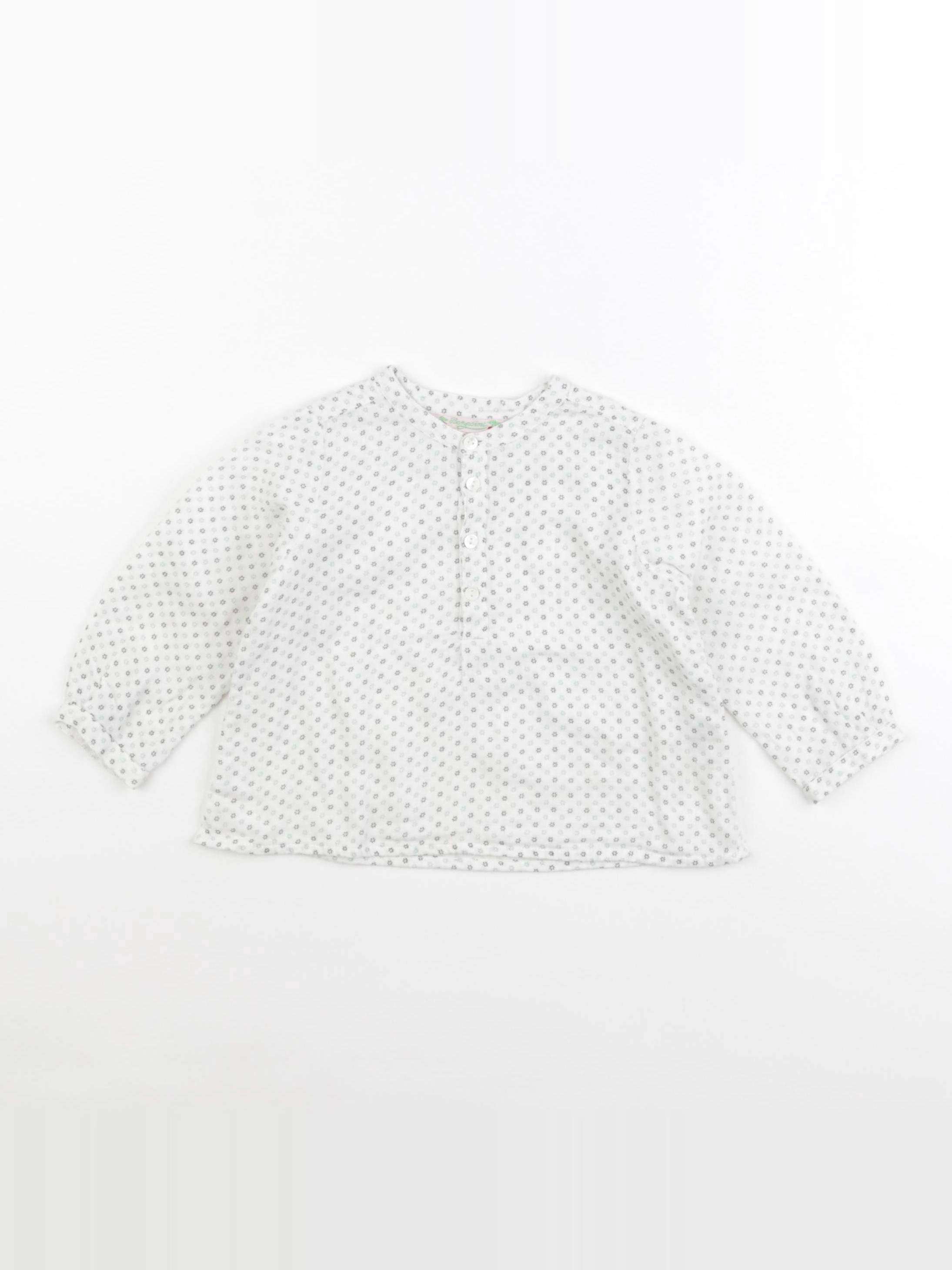 Bonpoint - blouse vert - 12 mois