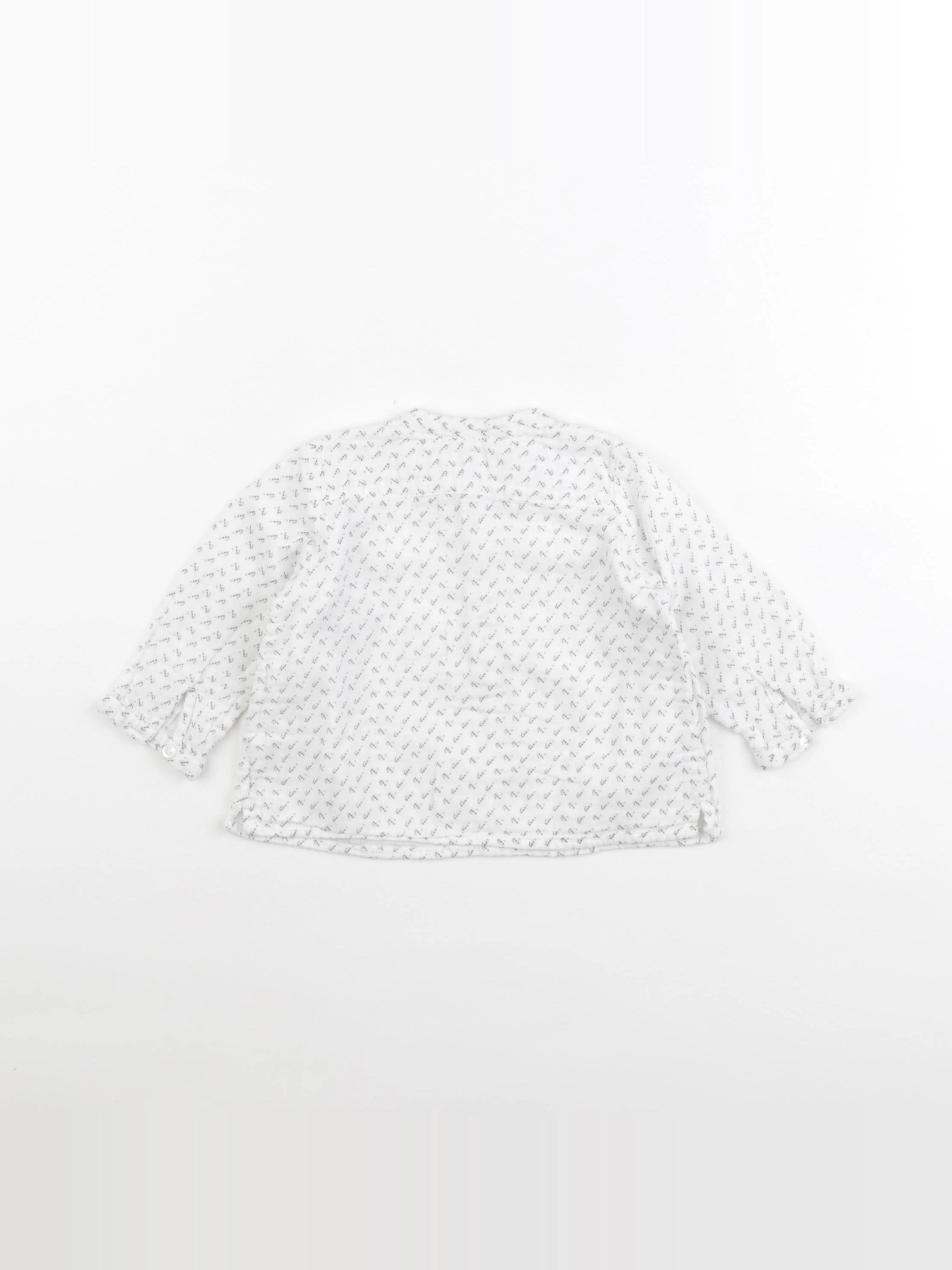 Bonpoint - blouse gris - 6 mois