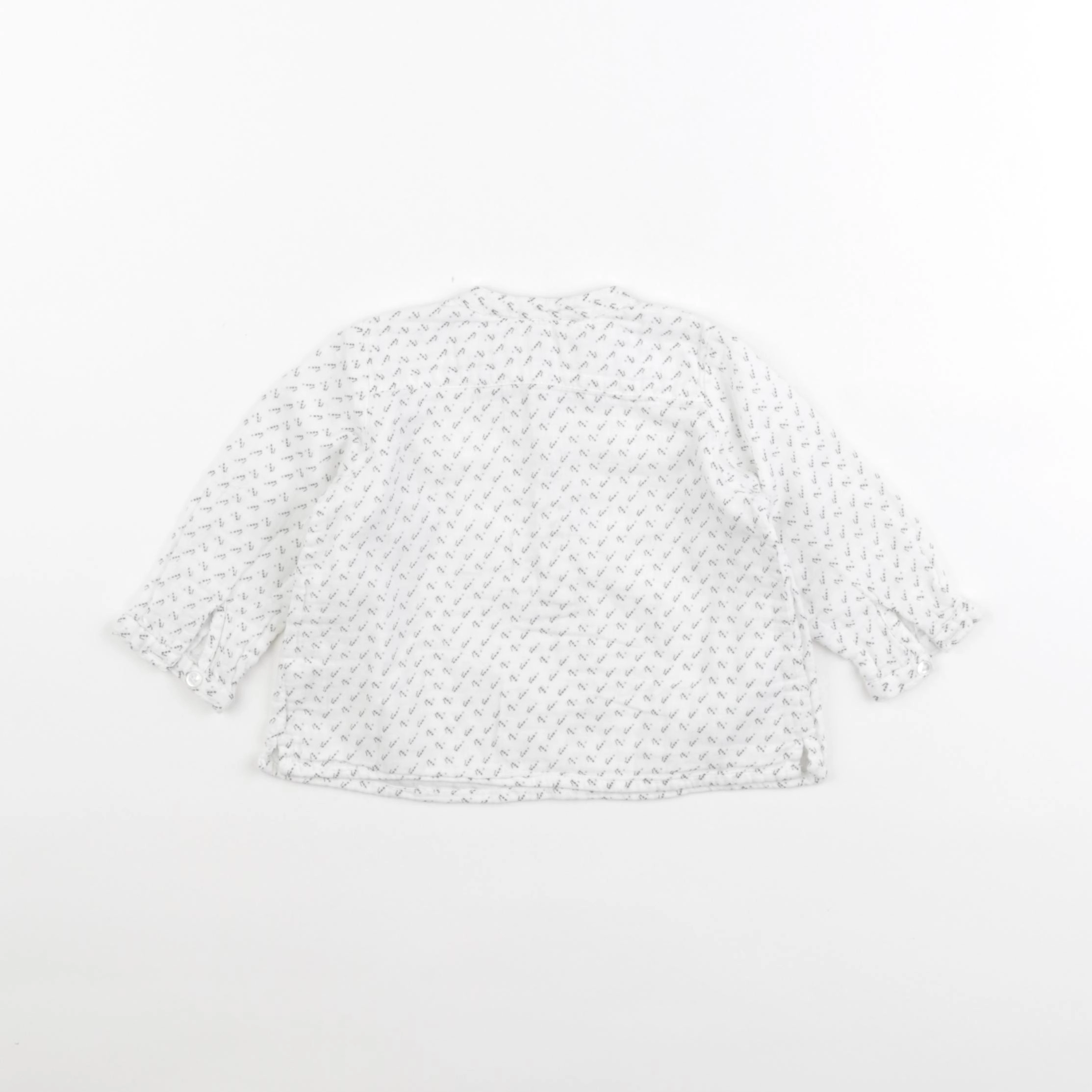 Bonpoint - blouse gris - 6 mois
