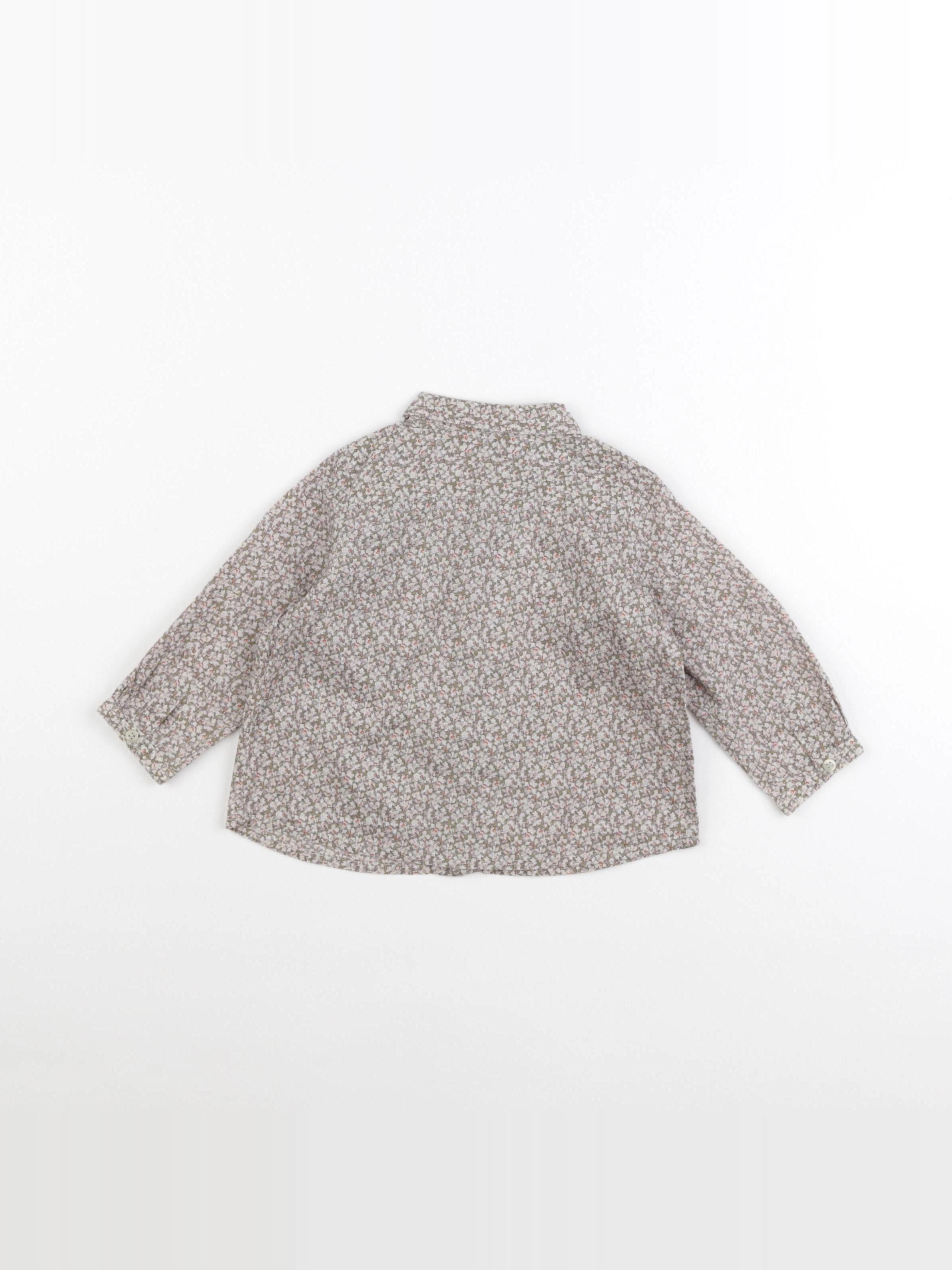 Bonpoint - chemise vert - 12 mois