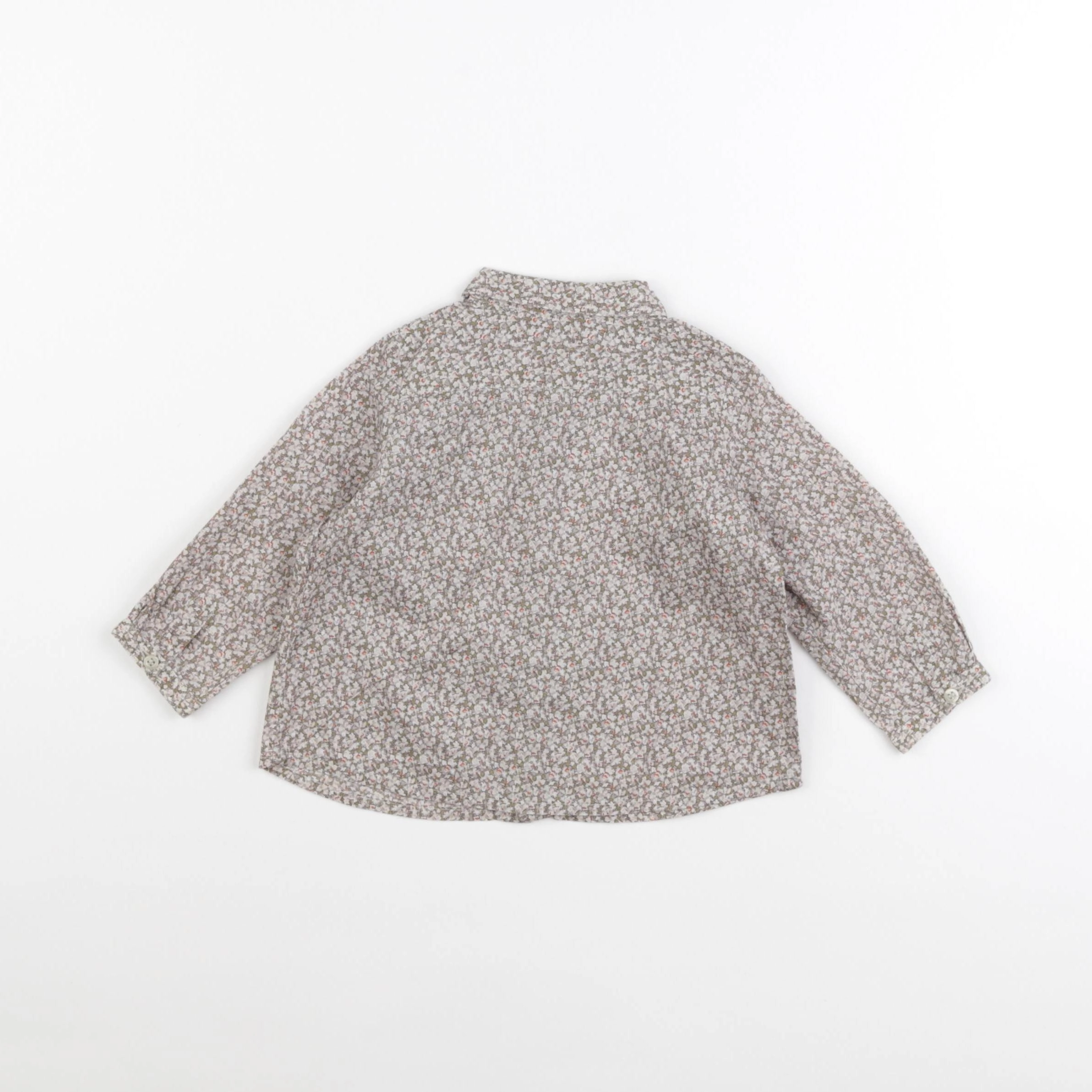 Bonpoint - chemise vert - 12 mois