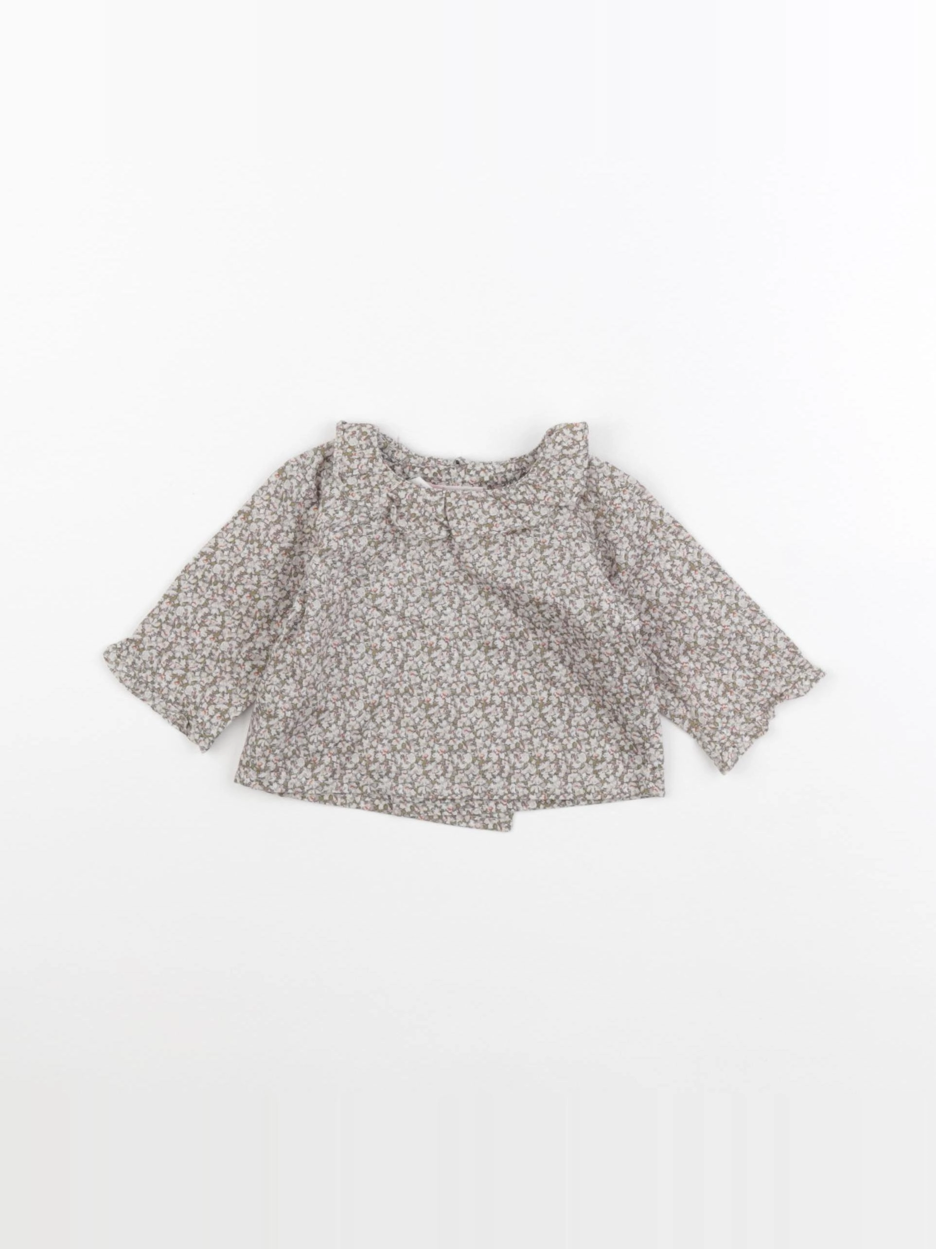 Bonpoint - blouse vert - 1 an