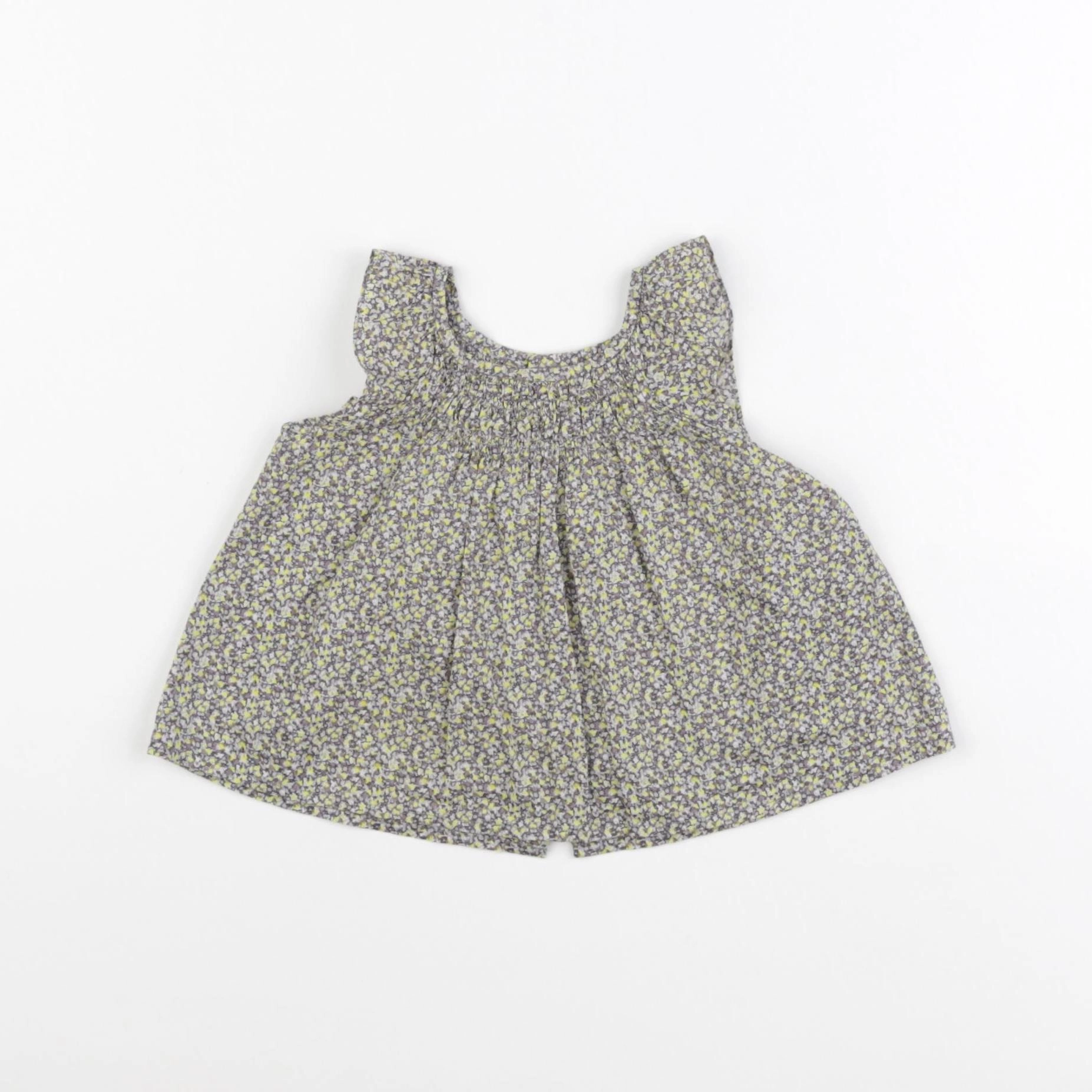 Bonpoint - blouse jaune - 6 mois