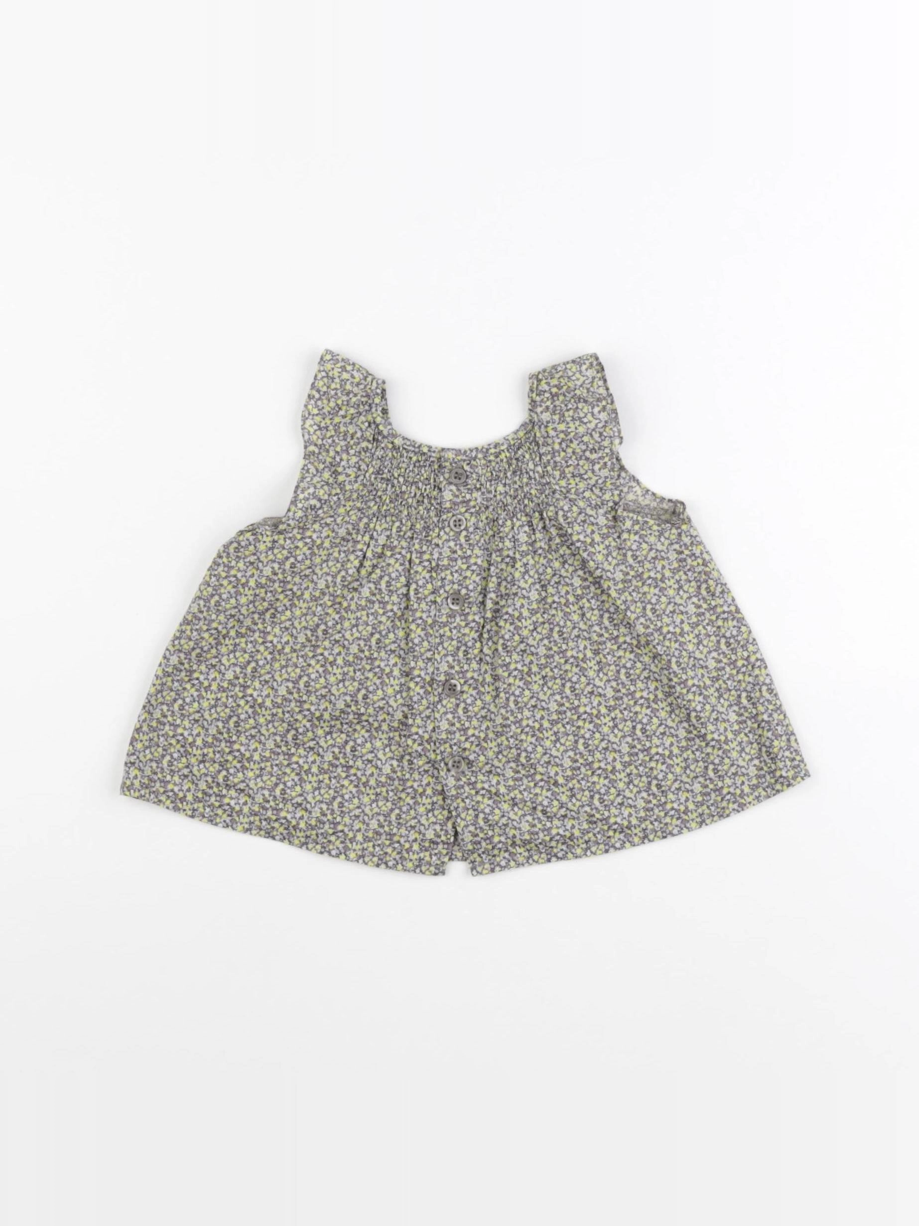 Bonpoint - blouse jaune - 6 mois