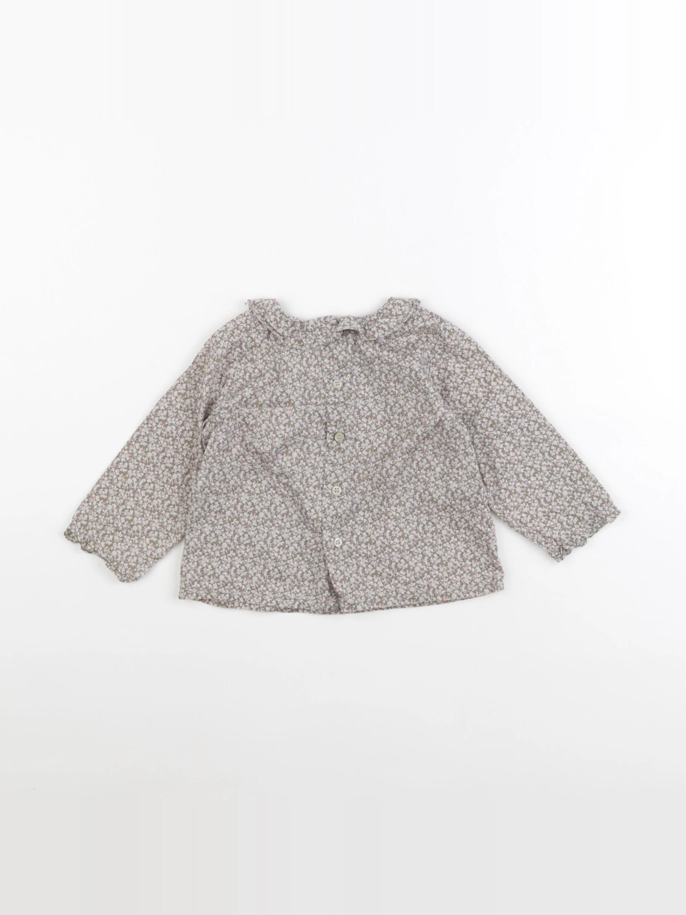 Bonpoint - blouse vert - 18 mois